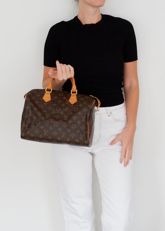 Authentic Preowned Louis Vuitton Monogram Speedy 30