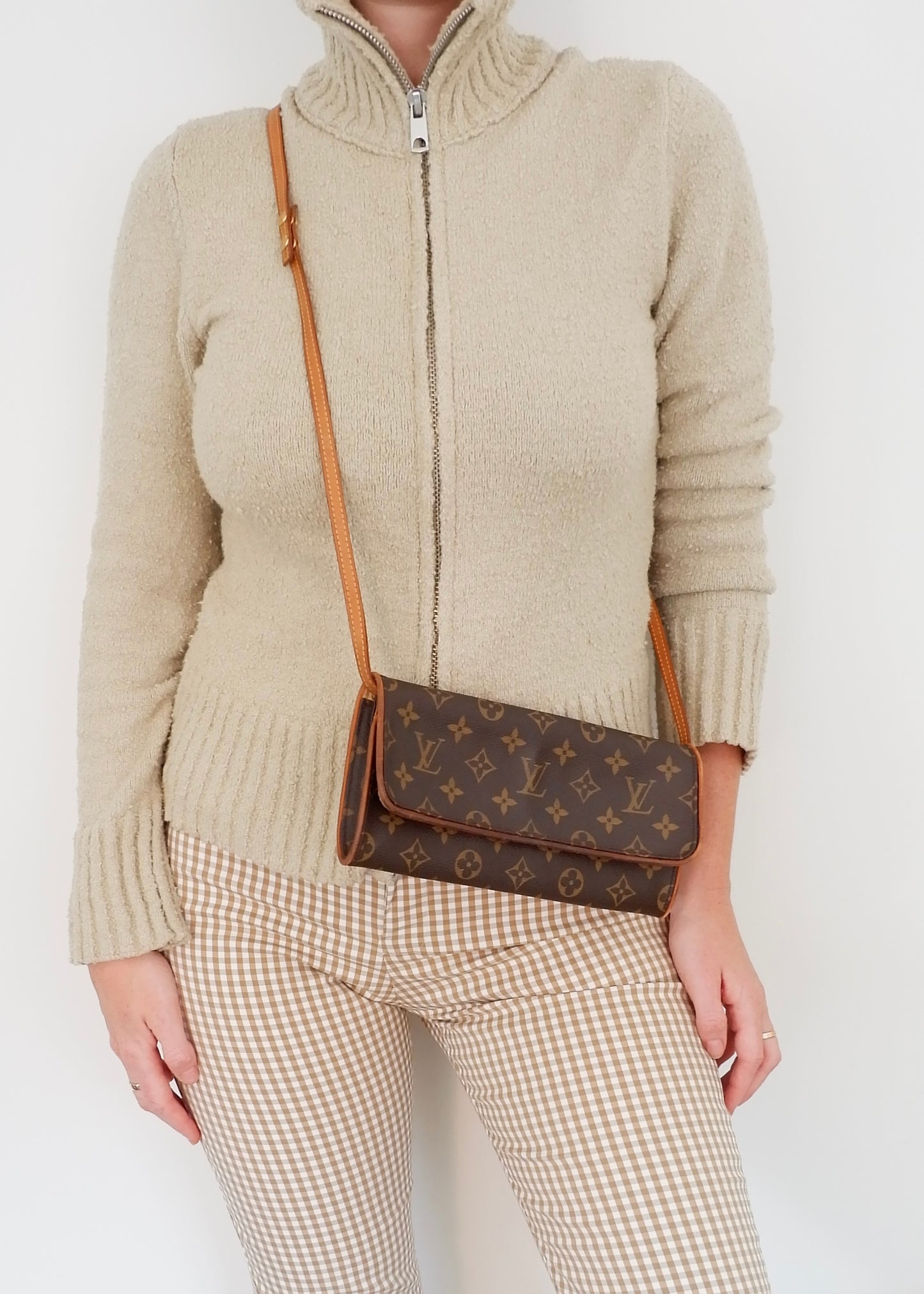 Authentic Preowned Louis Vuitton Monogram Pochette Twin GM