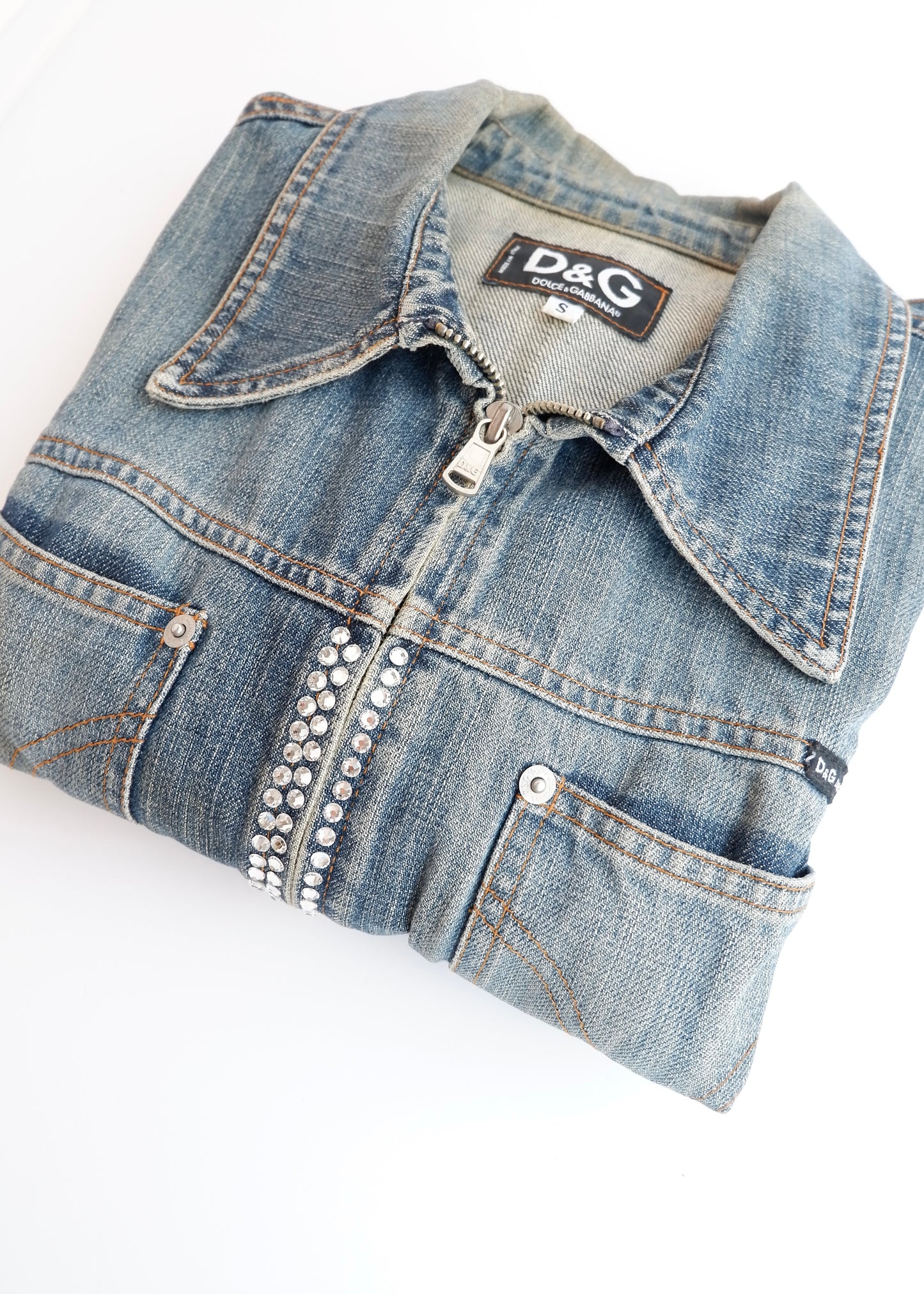 Authentic Preowned Dolce & Gabbana Denim Zipup Jacket - S