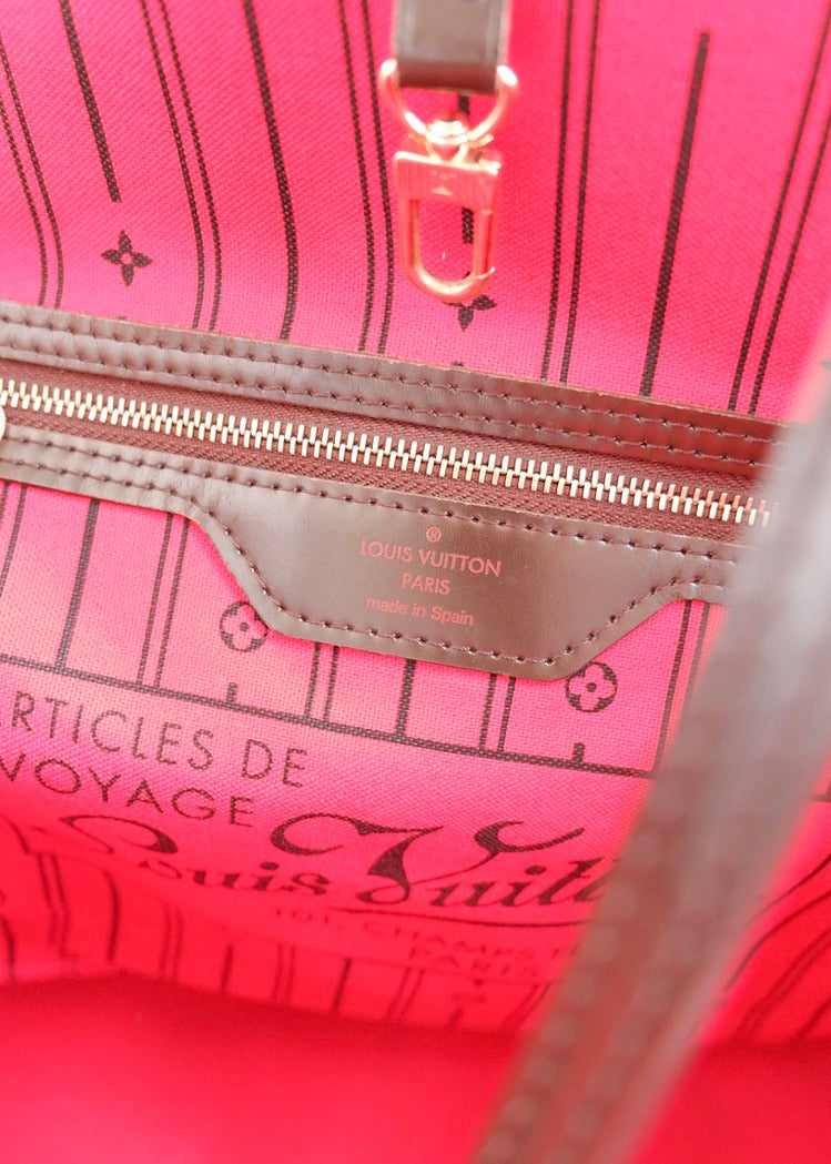 Authentic Preowned Louis Vuitton Damier Ebene Neverfull MM