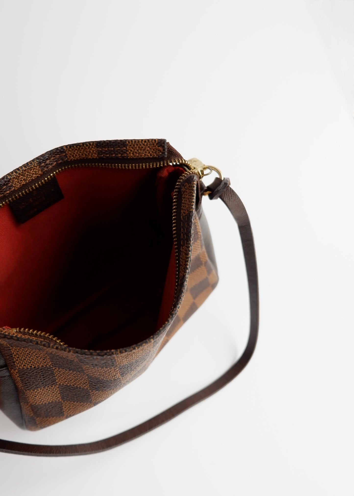 Authentic Preowned Louis Vuitton Damier Ebene Trousse Shoulder Bag