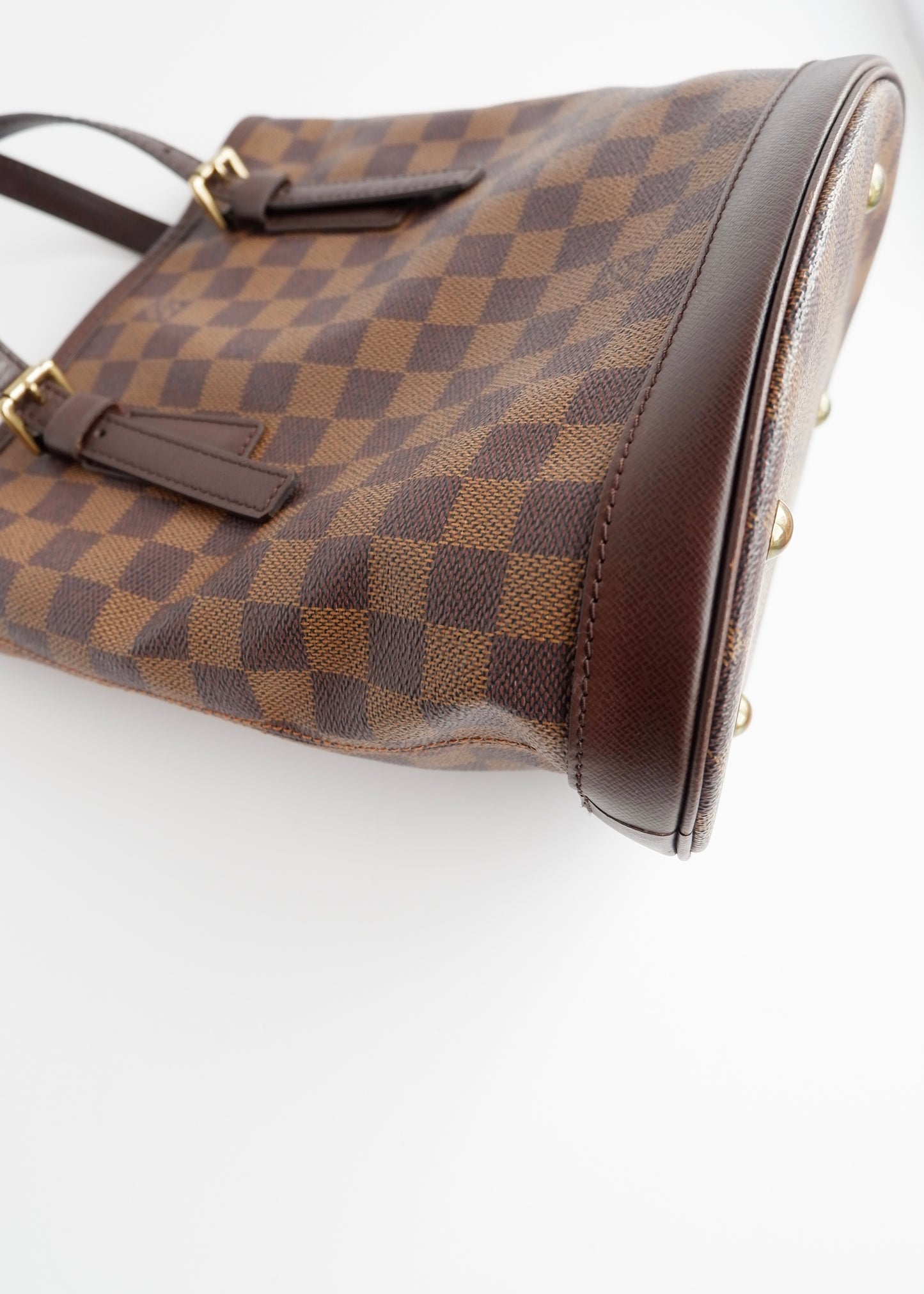 Authentic Preowned Louis Vuitton Damier Ebene Marais Bucket Bag