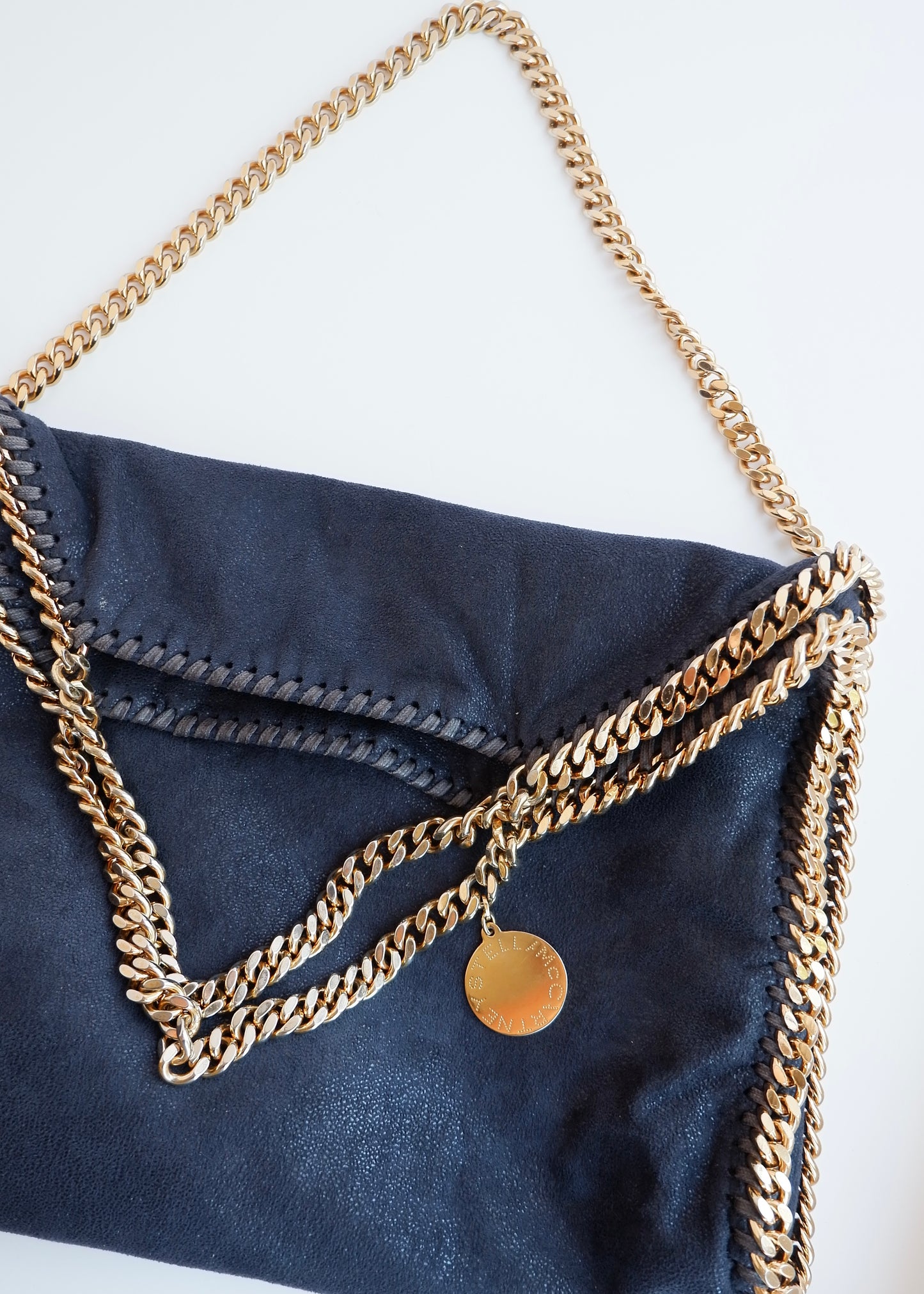 Authentic Preowned Stella McCartney Navy Fallabela Two Way Shoulder Bag