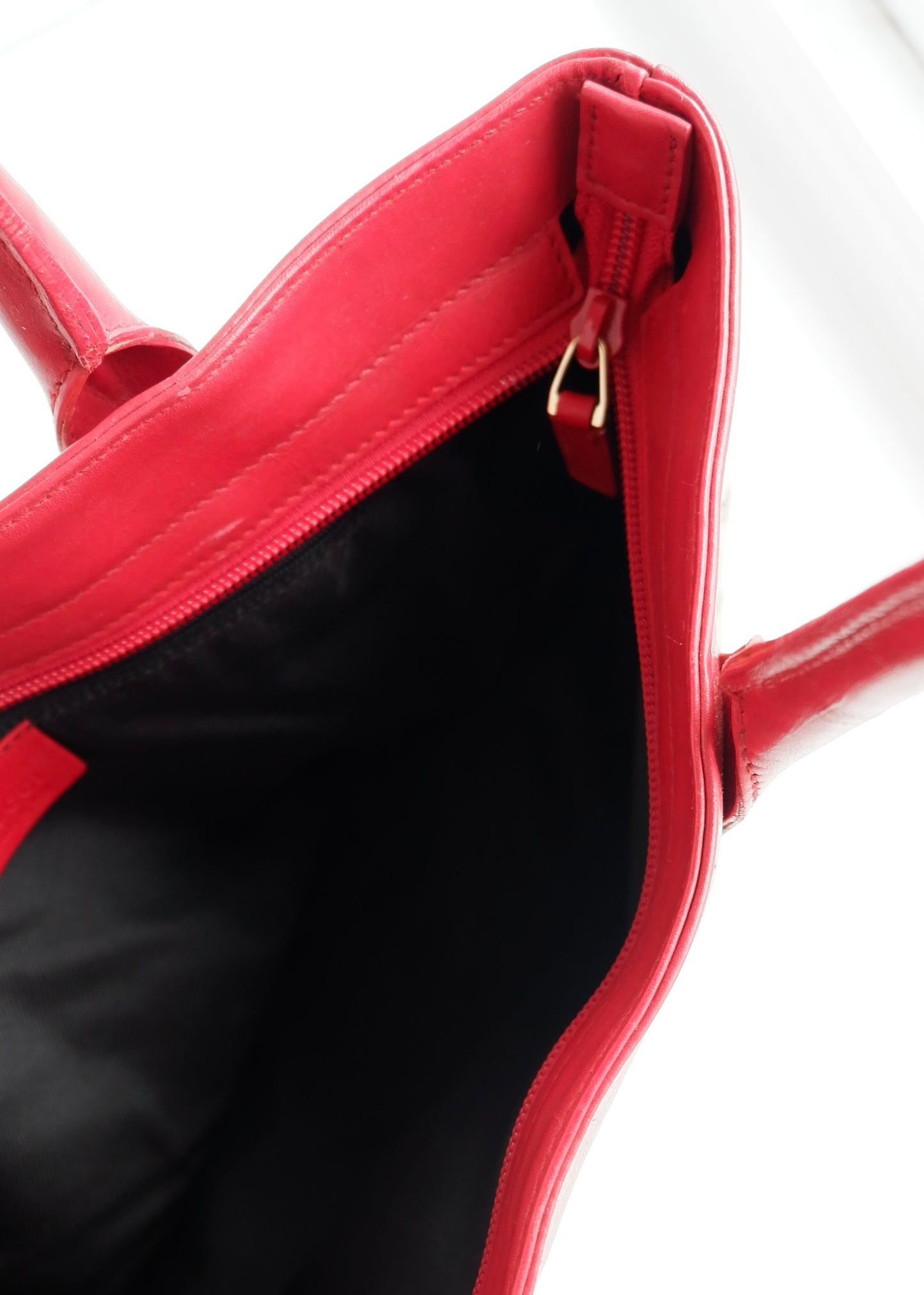Authentic Preowned Gucci GG Canvas Red/ Navy Shoulder Bag