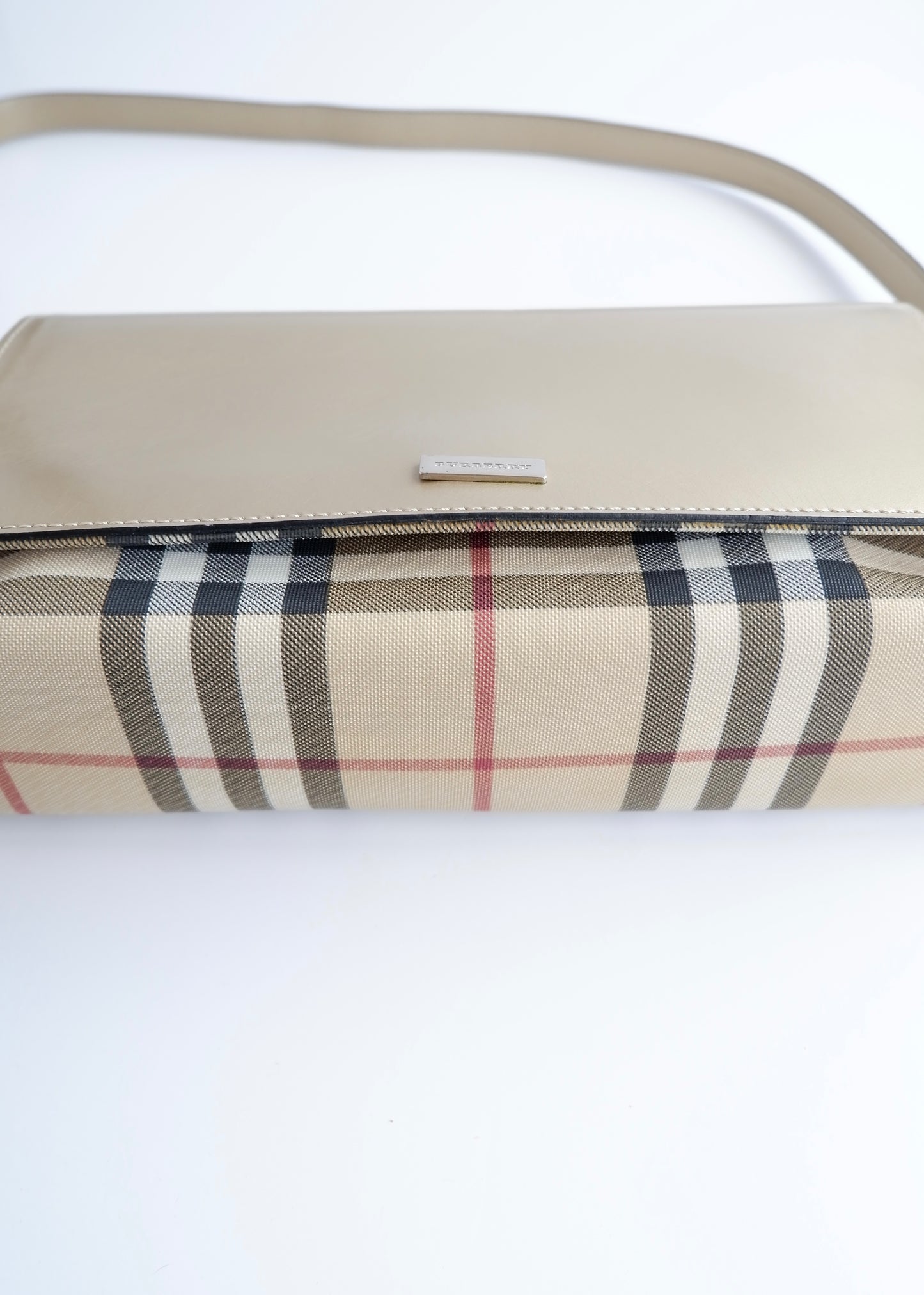 Authentic Preowned Vintage Burberry Nova Check Shoulder Bag
