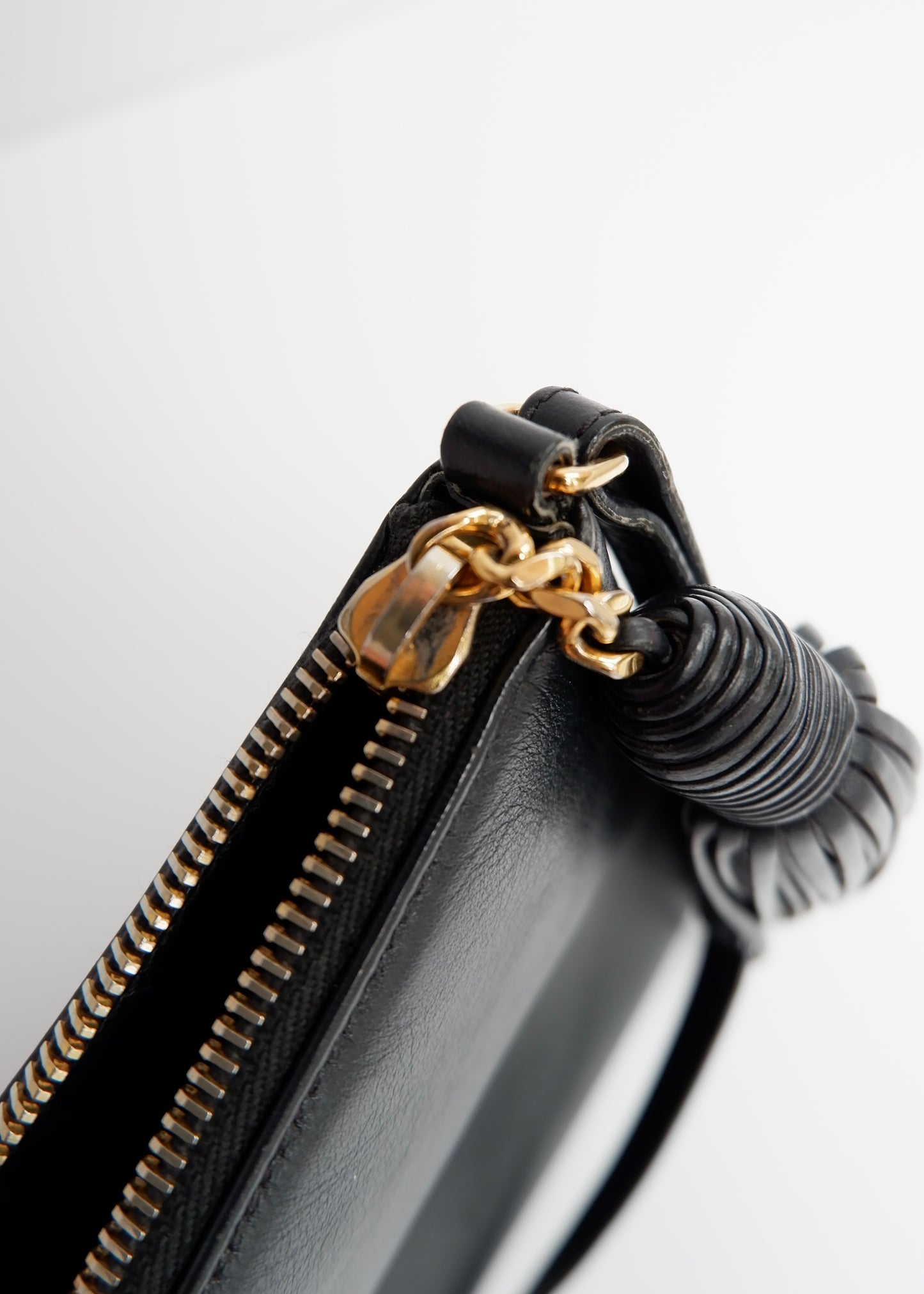 Authentic Preowned Saint Laurent YSL Black Leather Teen Monogram Crossbody Bag