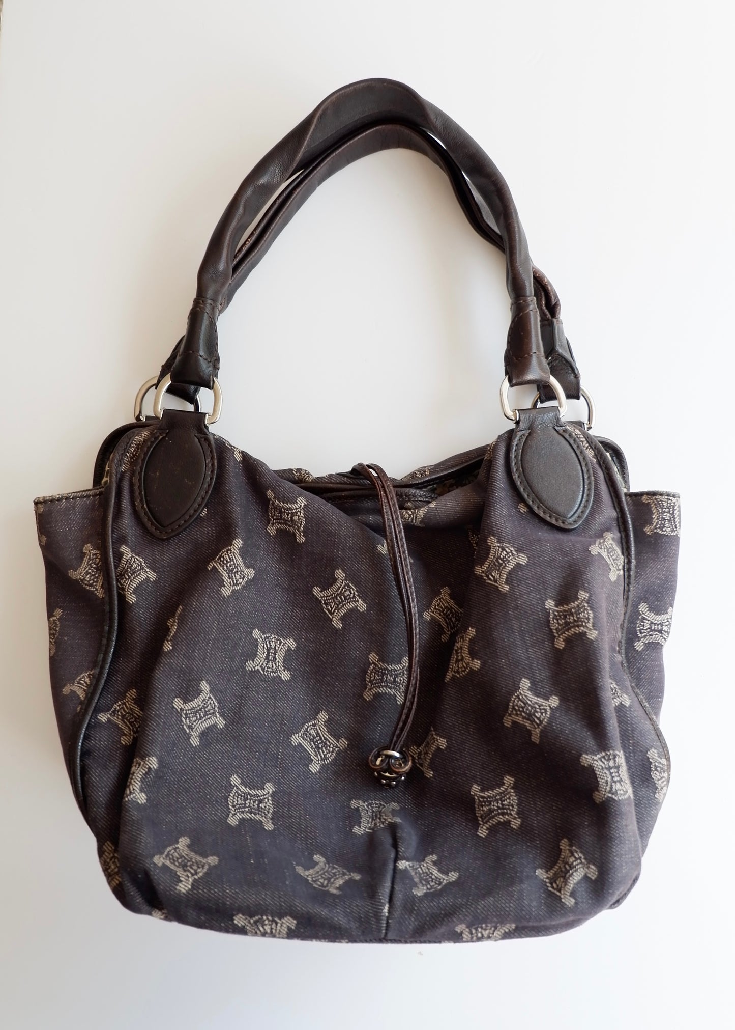 Authentic Preowned Celine Denim Hobo Shoulder Bag