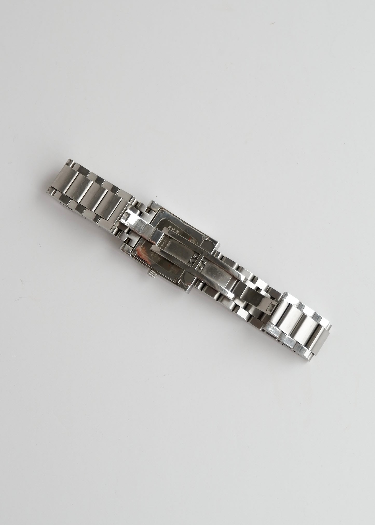 Authentic Preowned Vintage Gucci Silver Stainless Steel Square Face Watch