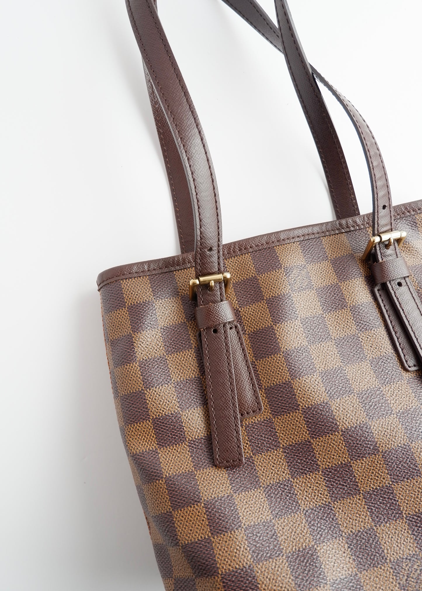 Authentic Preowned Louis Vuitton Damier Ebene Marais Bucket Bag
