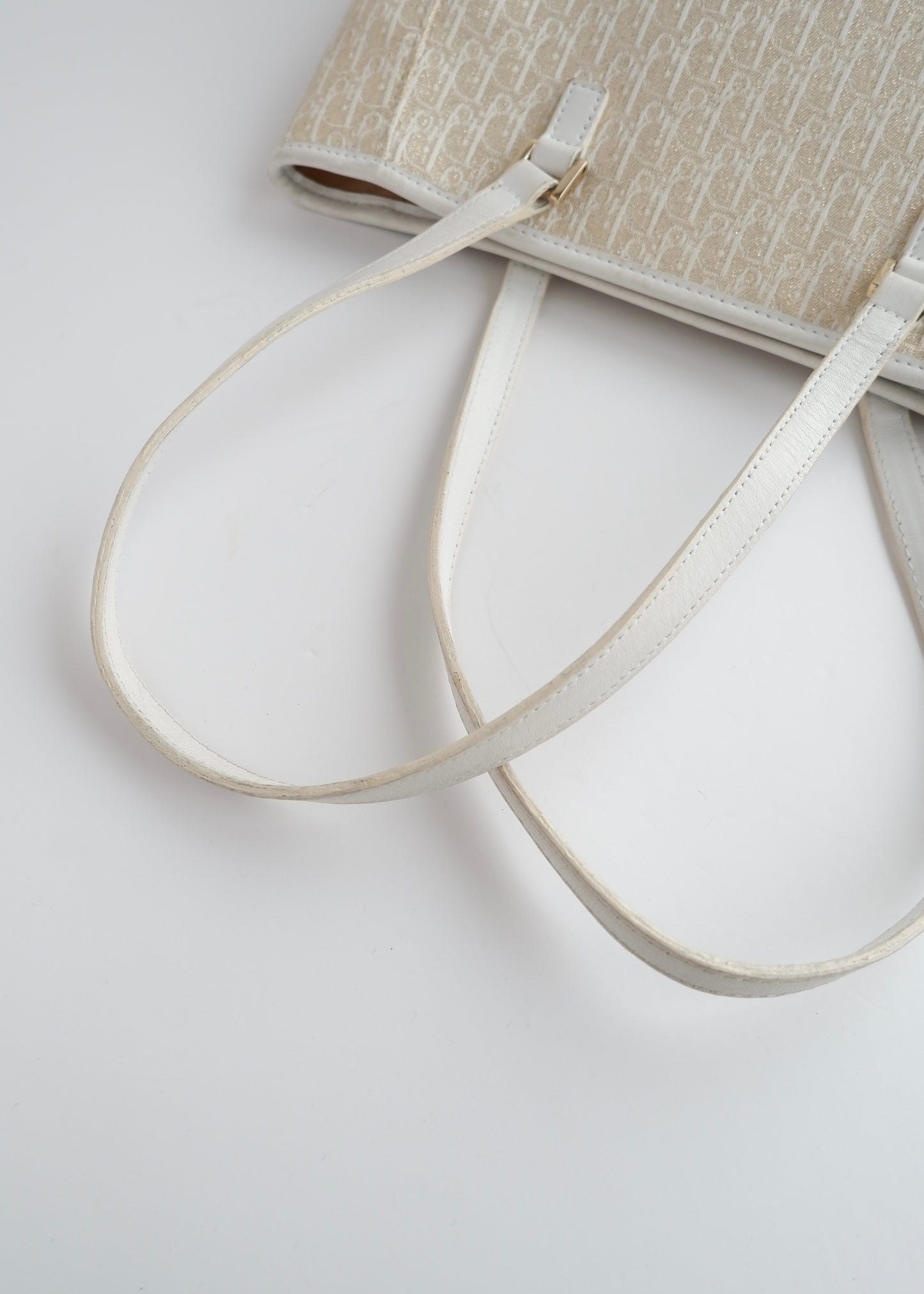 Authentic Preowned Dior Champagne Sparkle Trotter Tote Bag