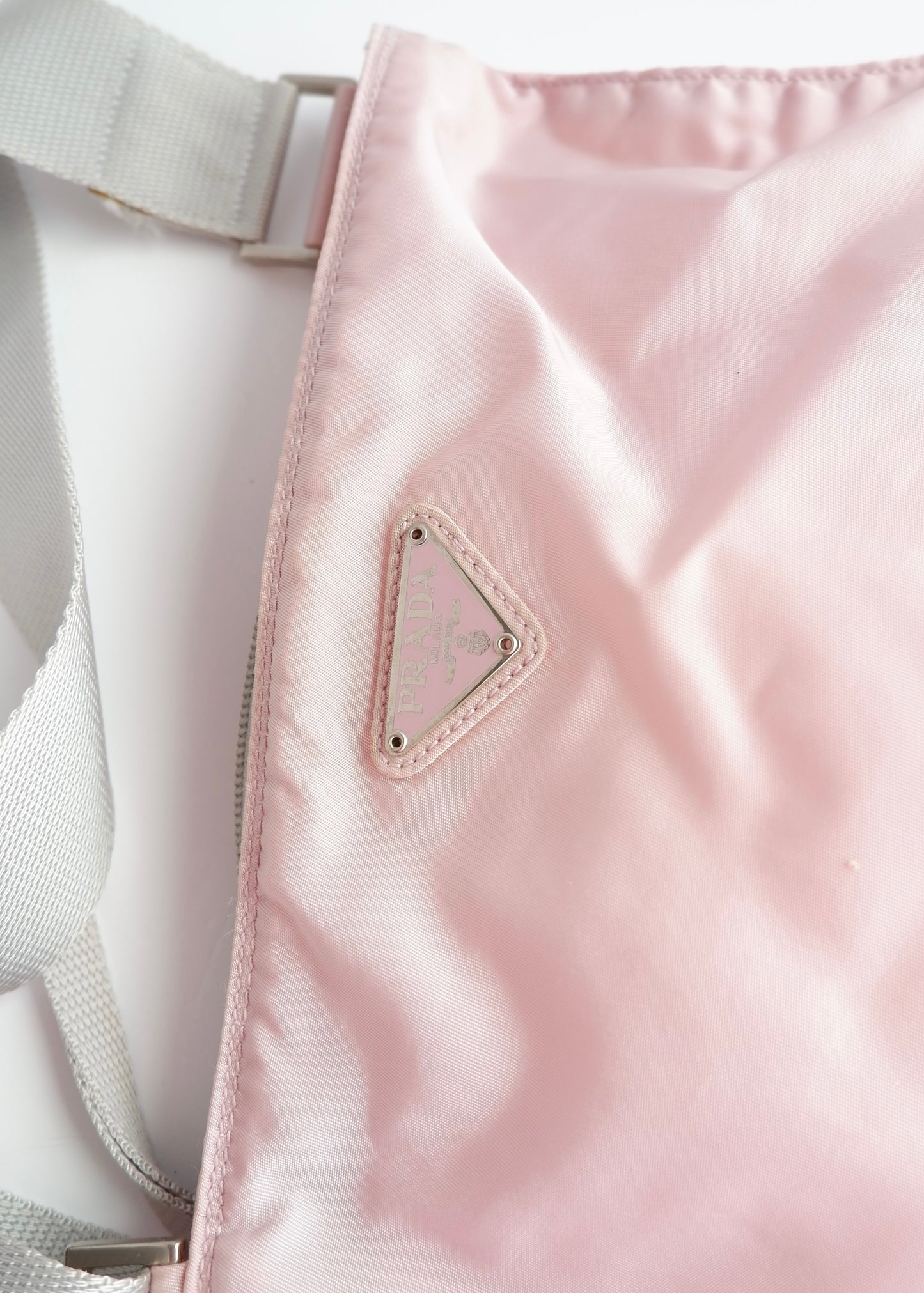 Authentic Preowned Prada Pink Nylon Crossbody Bag