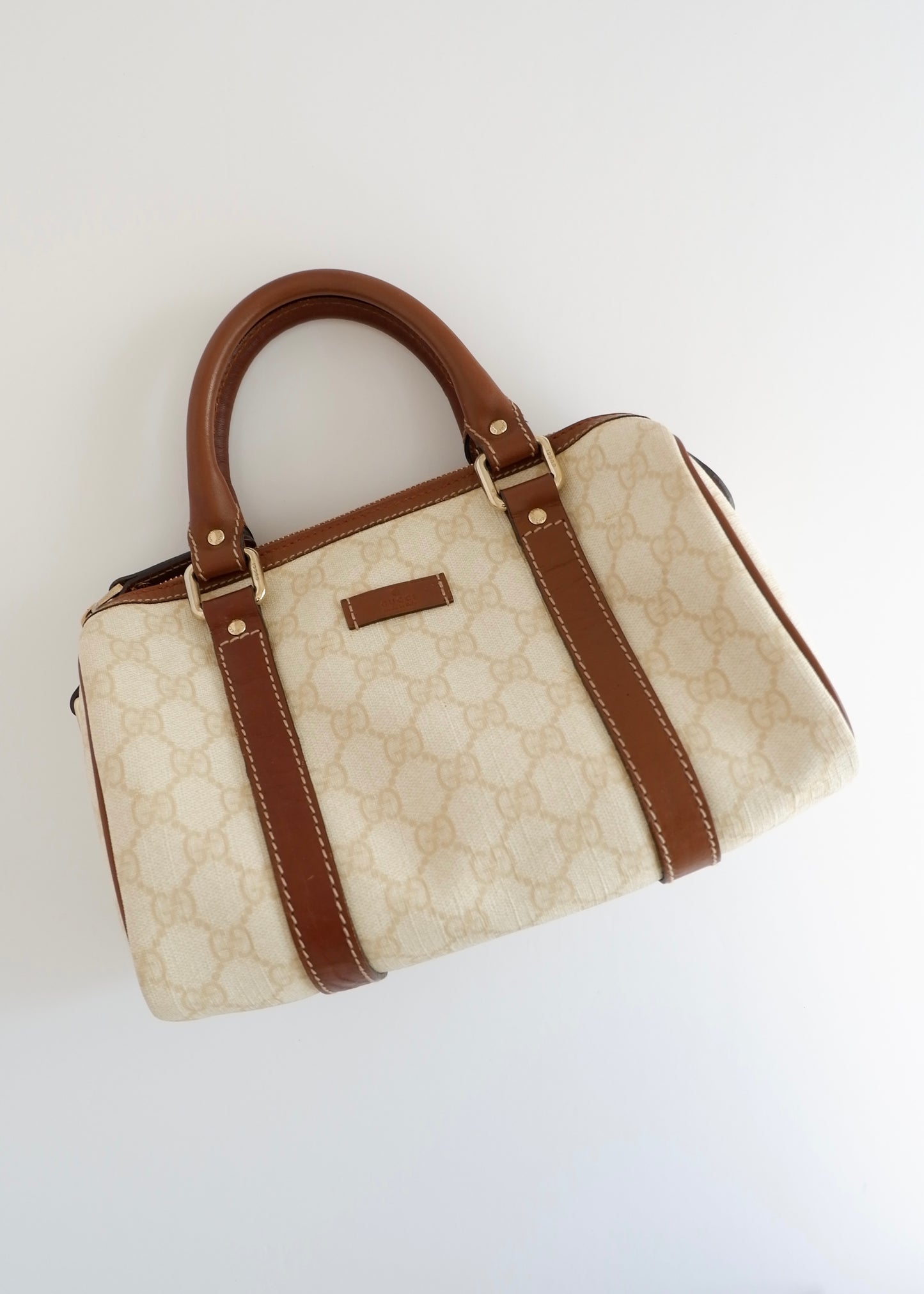 Authentic Preowned Gucci Brown GG Supreme Joy Handbag