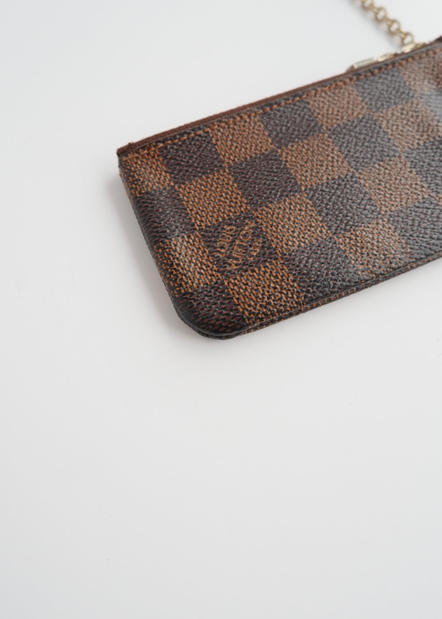 Authentic Preowned Louis Vuitton Damier Ebene Pochette Cle