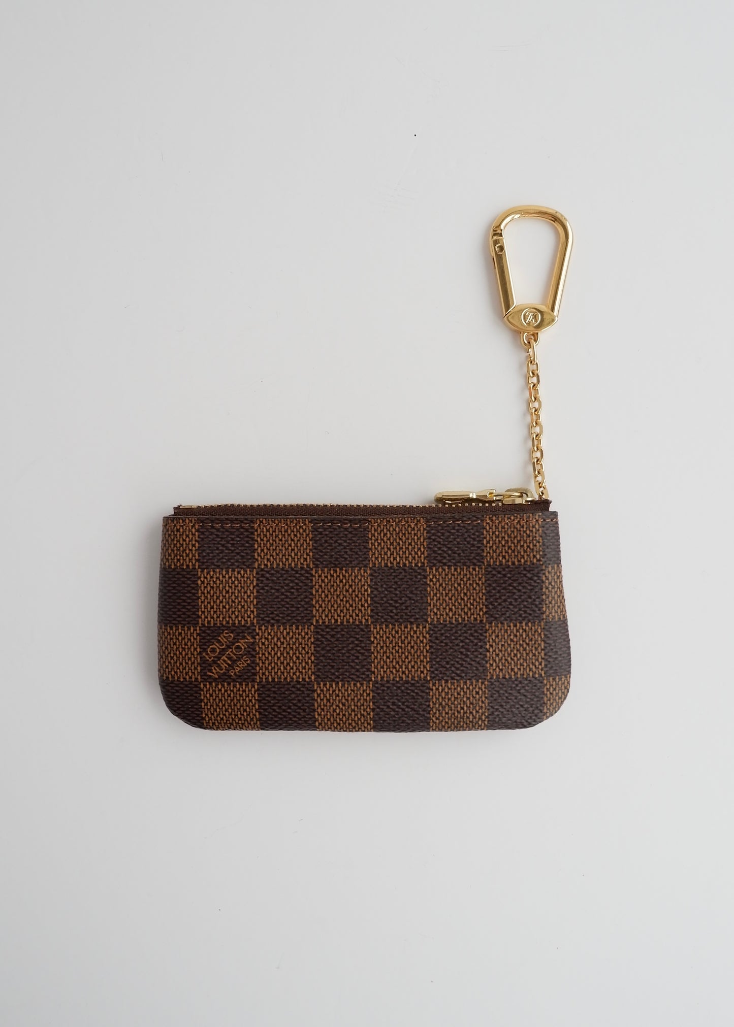 Authentic Preowned Louis Vuitton Damier Ebene Pochette Cle