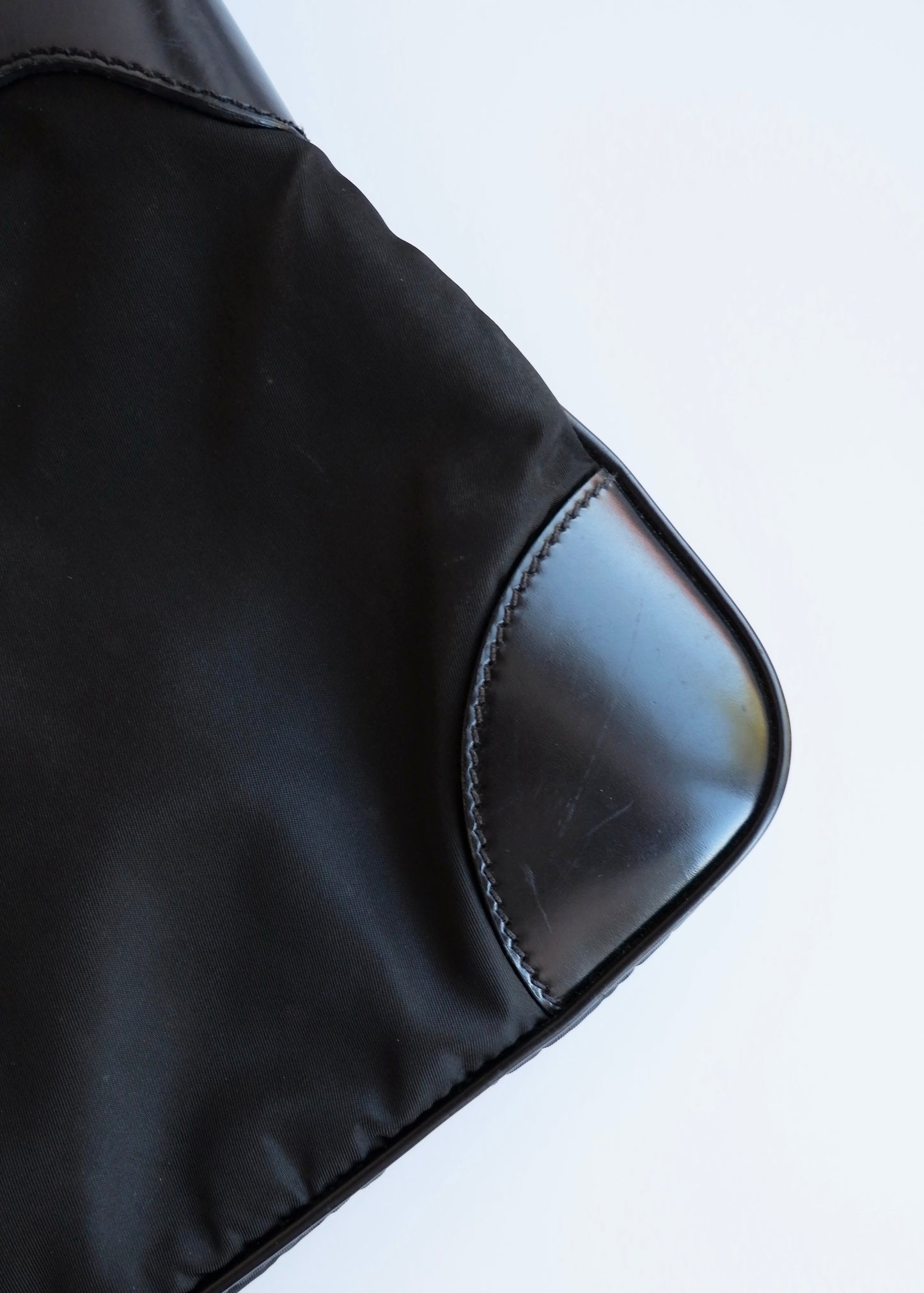 Authentic Preowned Prada Black Nylon/Leather Crossbody Bag