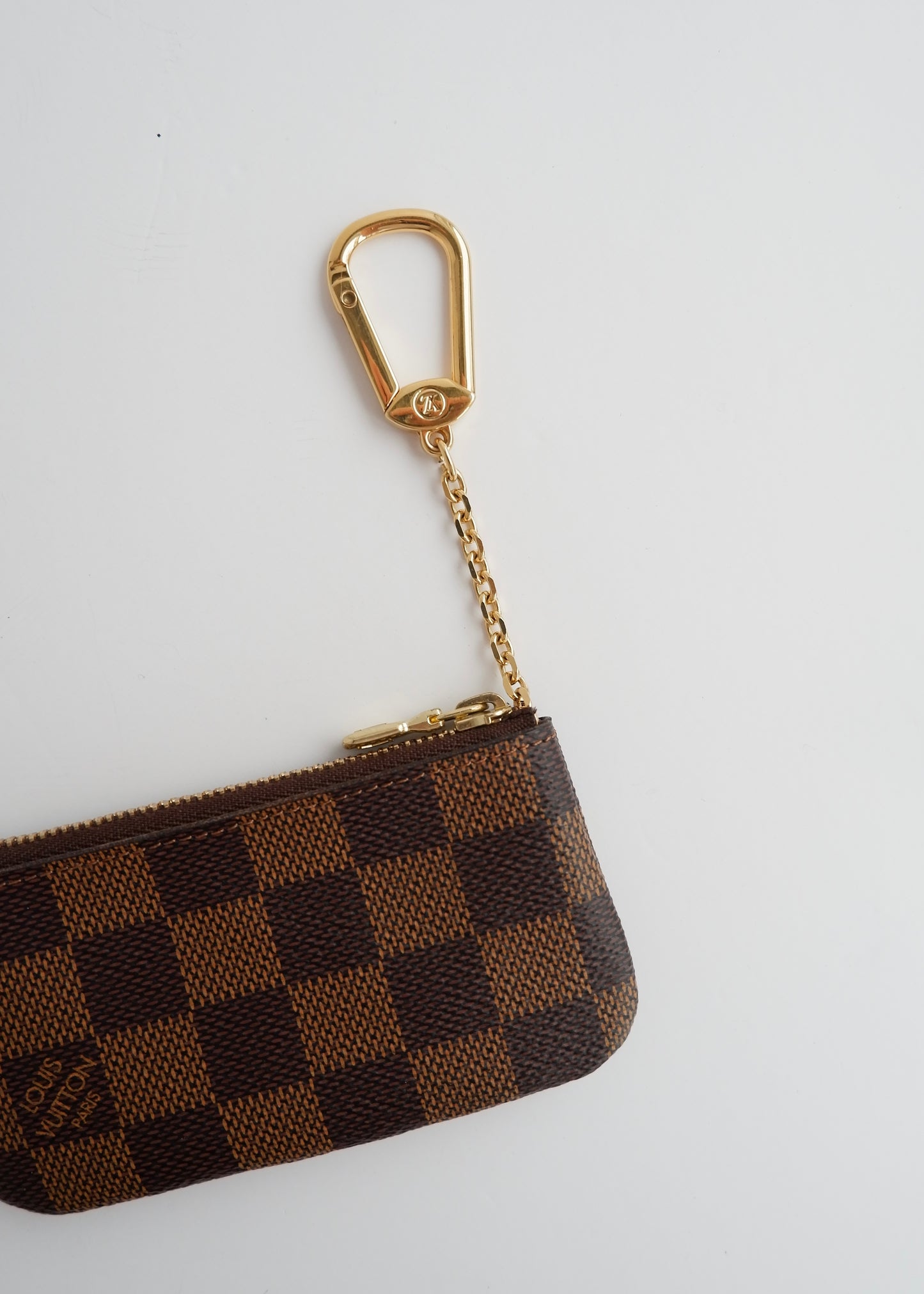 Authentic Preowned Louis Vuitton Damier Ebene Pochette Cle