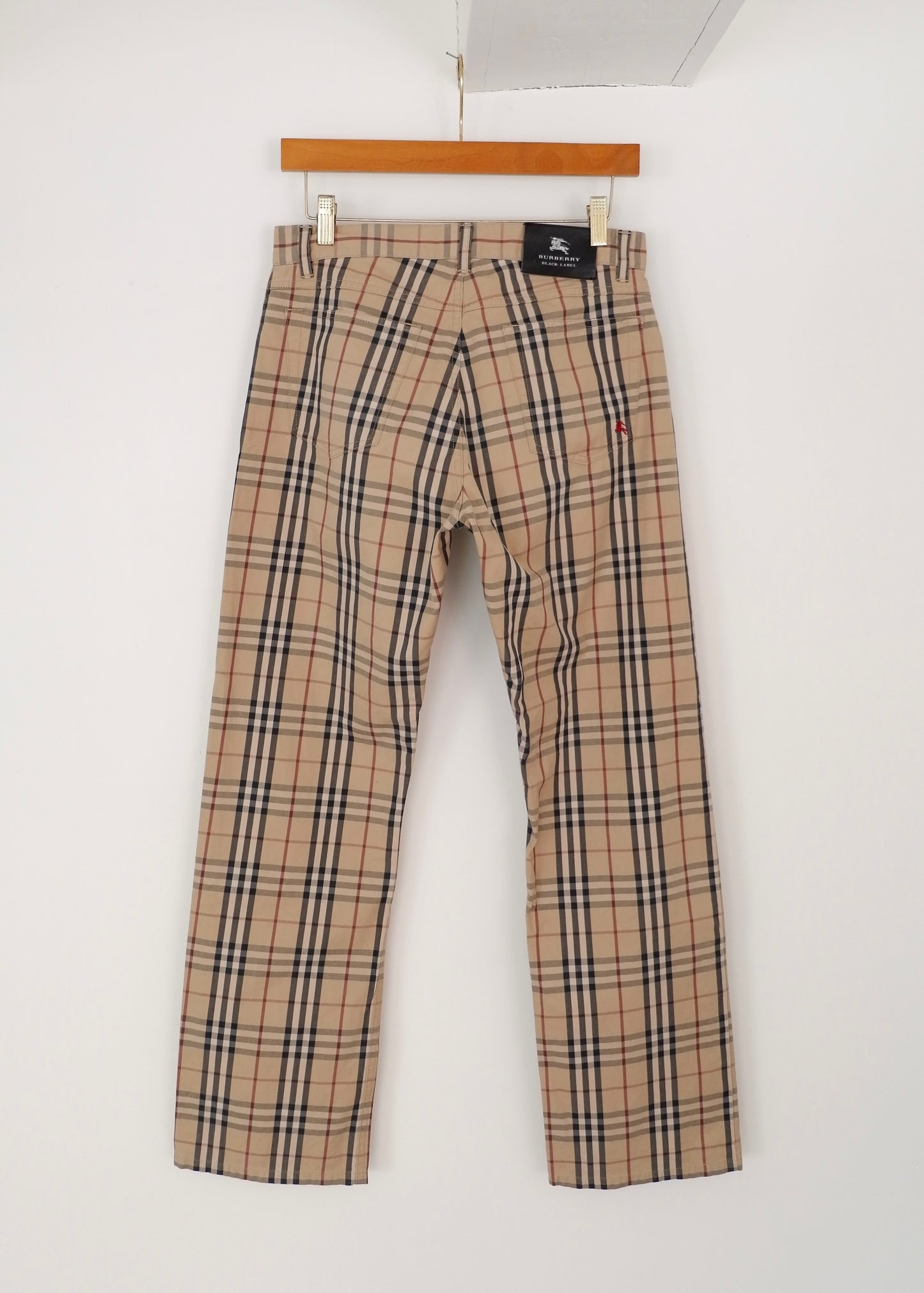 Authentic Preowned Burberry Beige Check Pants - 76 (s)