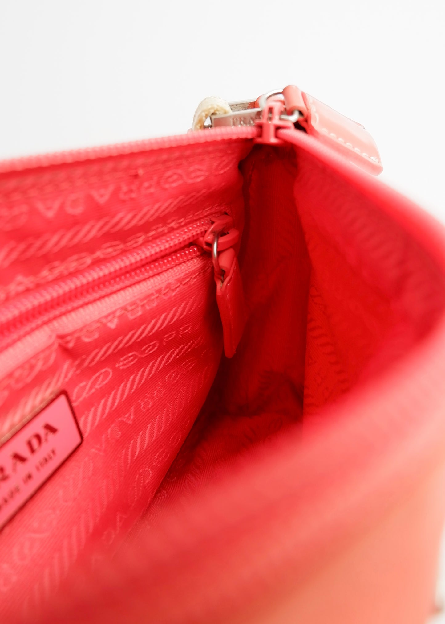 Authentic Preowned Prada Salmon Pink Nylon Shoulder Bag