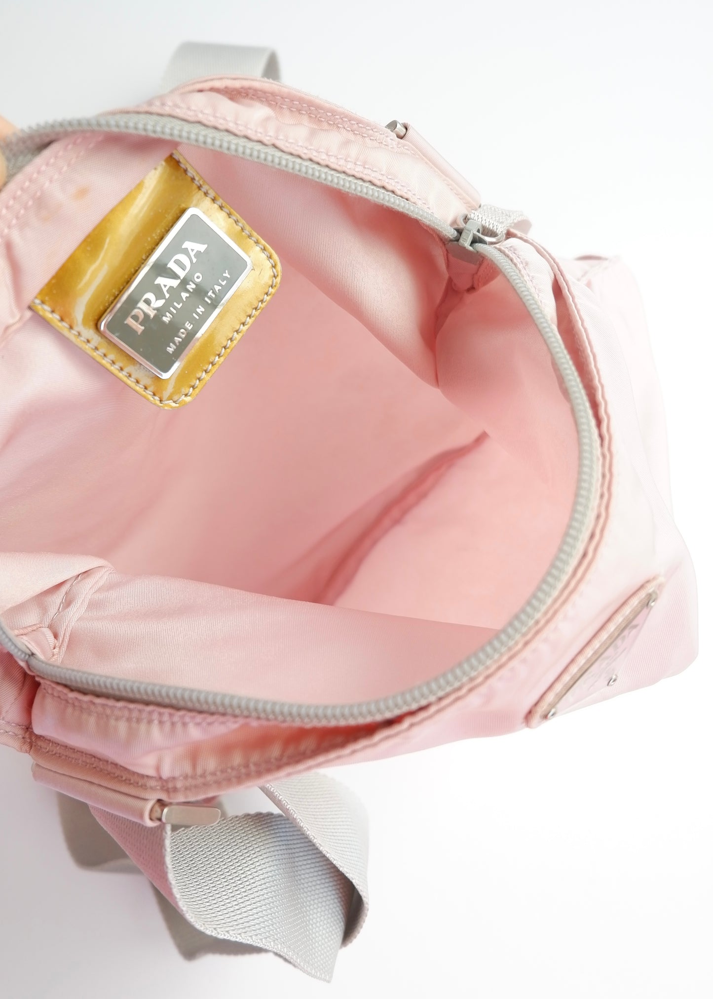 Authentic Preowned Prada Pink Nylon Crossbody Bag
