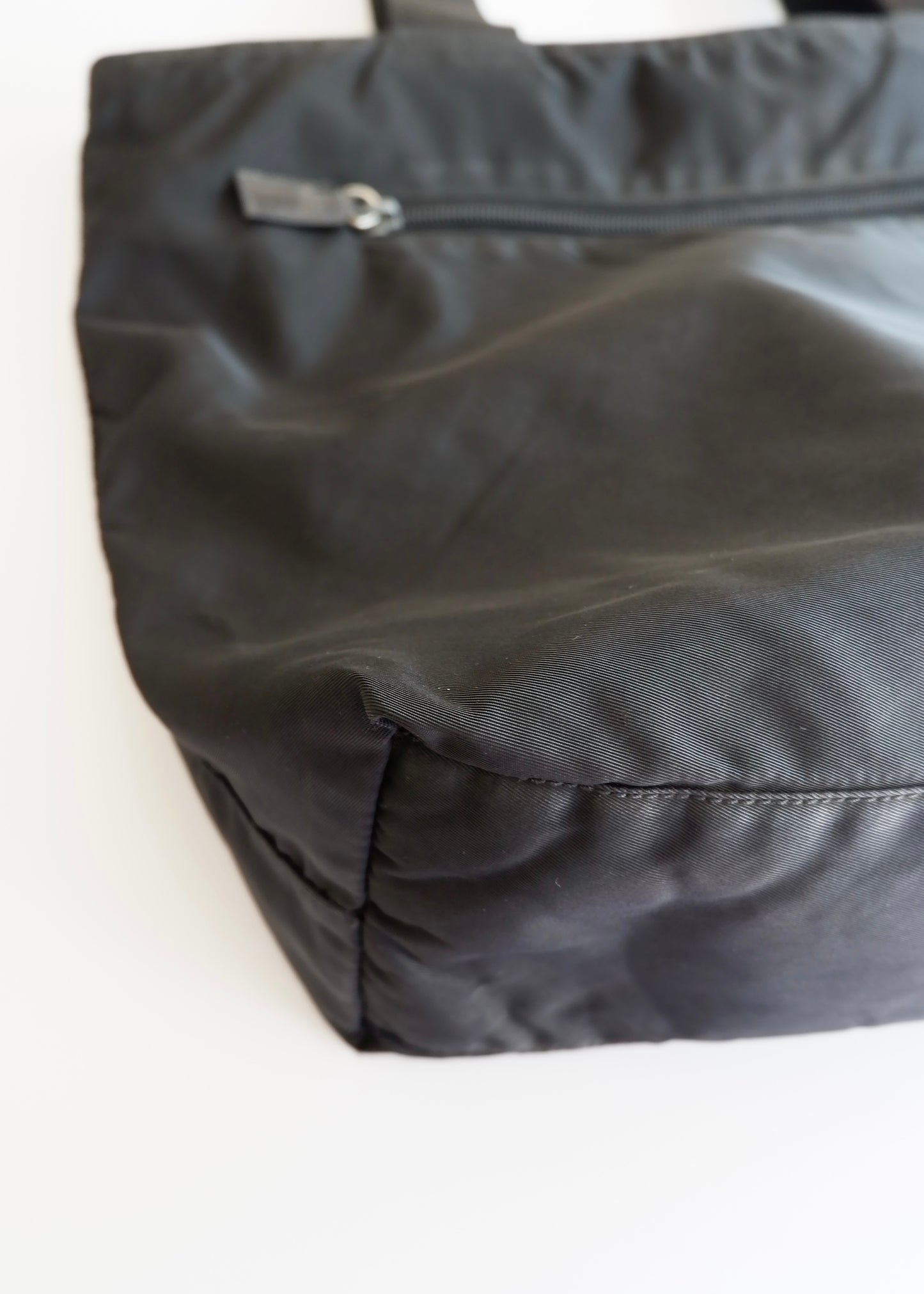 Authentic Preowned Prada Black Nylon Long Strap Tote Bag