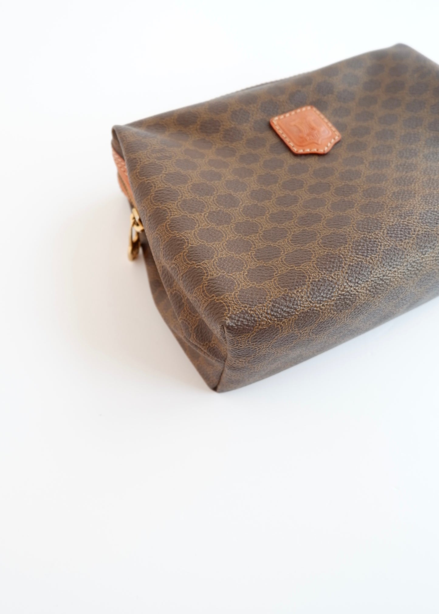 Authentic Preowned Vintage Celine Macadam Cosmetic Pouch