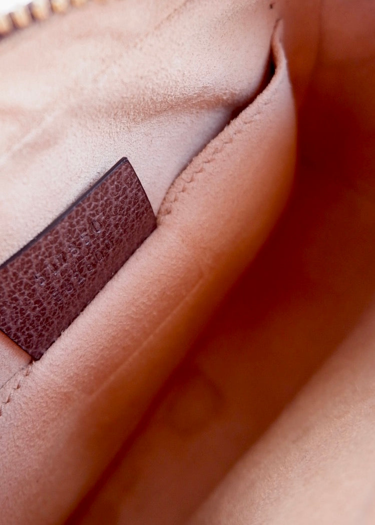 Authentic Preowned Gucci Brown GG Canvas Mini Ophidia Crossbody Bag