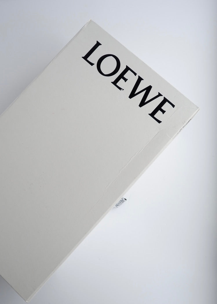 Authentic Preowned Loewe Forest Green Suede Sneakers - 39