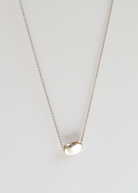 Authentic Preowned Tiffany & Co. Silver Bean Necklace (Small)