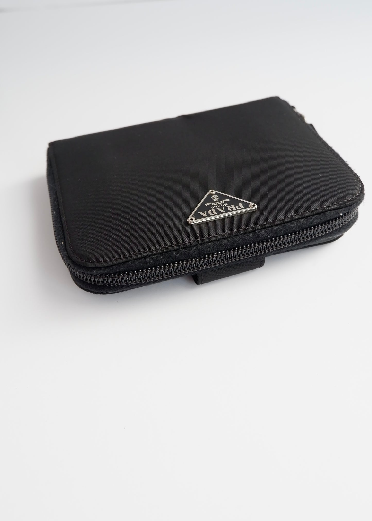 Authentic Preowned Prada Black Nylon Bi-Fold Wallet