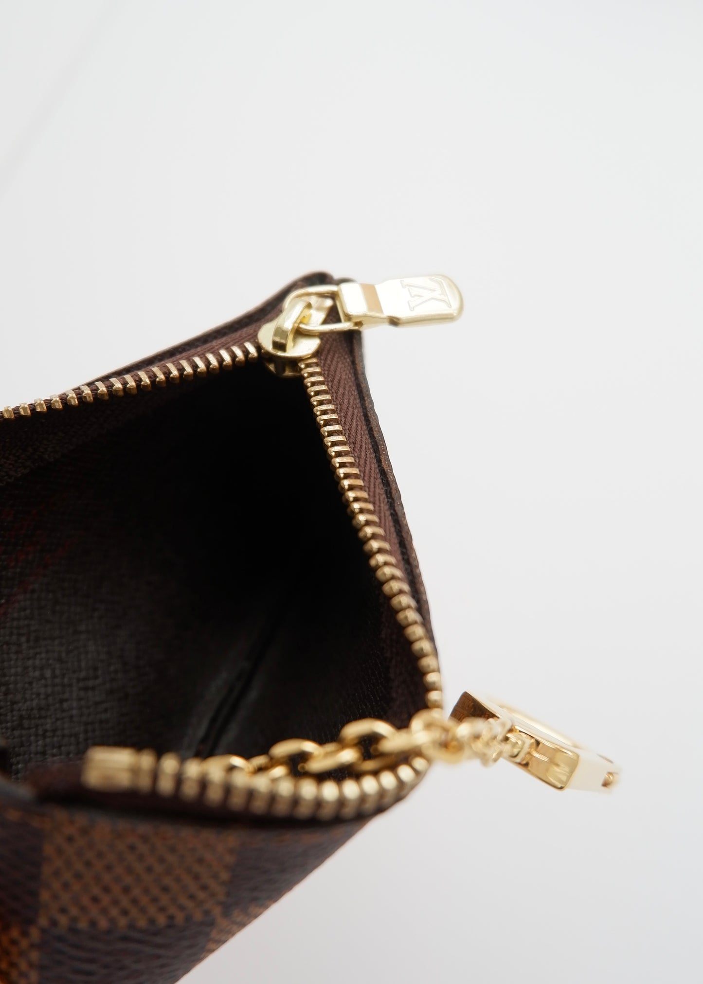 Authentic Preowned Louis Vuitton Damier Ebene Pochette Cle