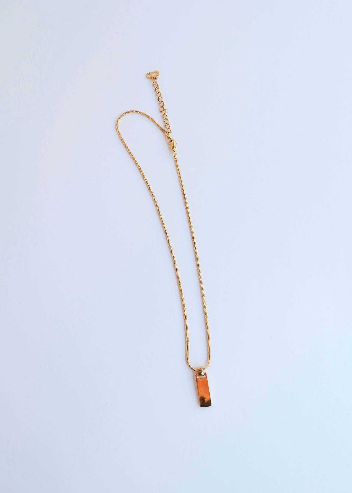 Authentic Preowned Dior Gold Tone Logo Necklace