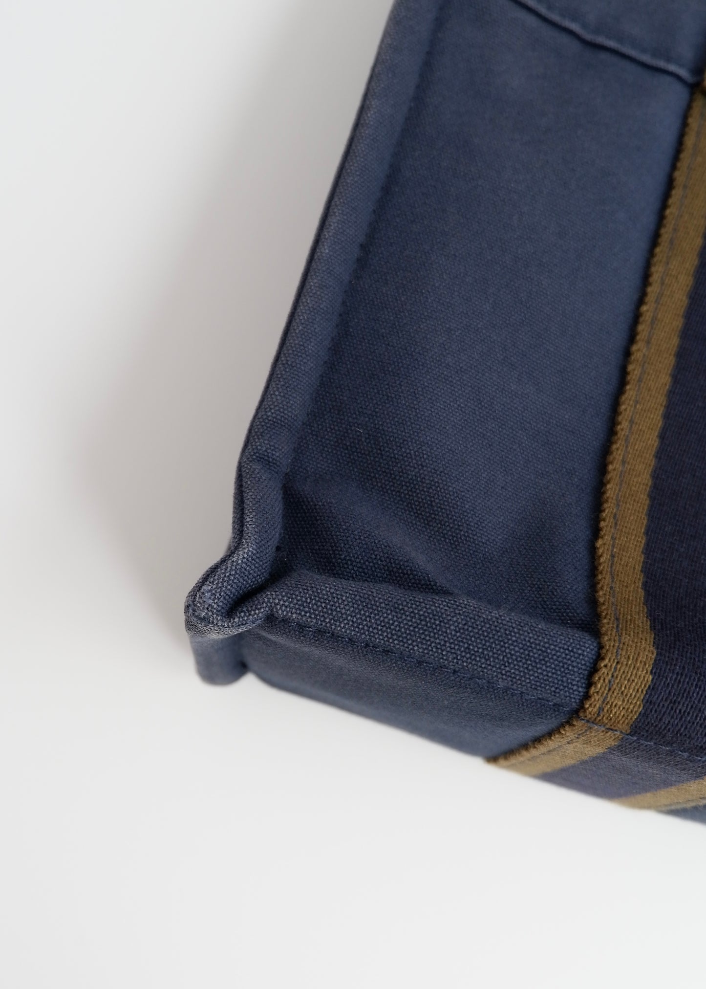 Authentic Preowned Hermes Navy Toile Fourre Tout PM Tote