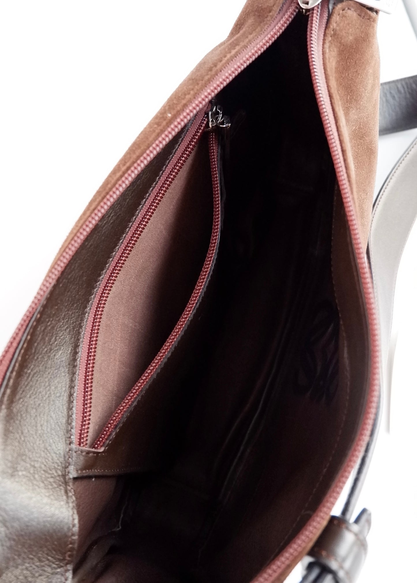 Authentic Preowned Loewe Brown Suede Shoulder Bag