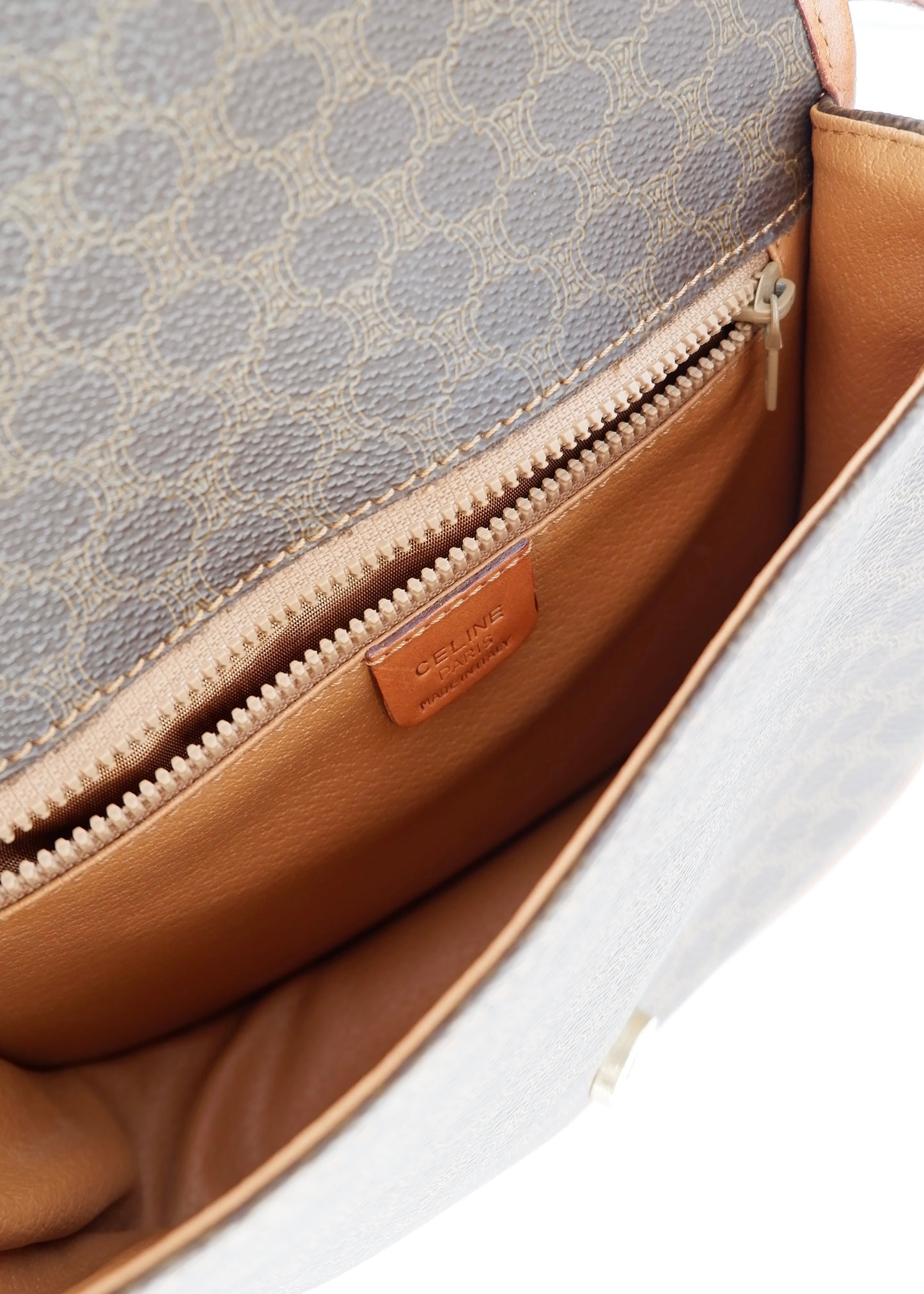 Authentic Preowned Vintage Celine Macadam Crossbody Bag