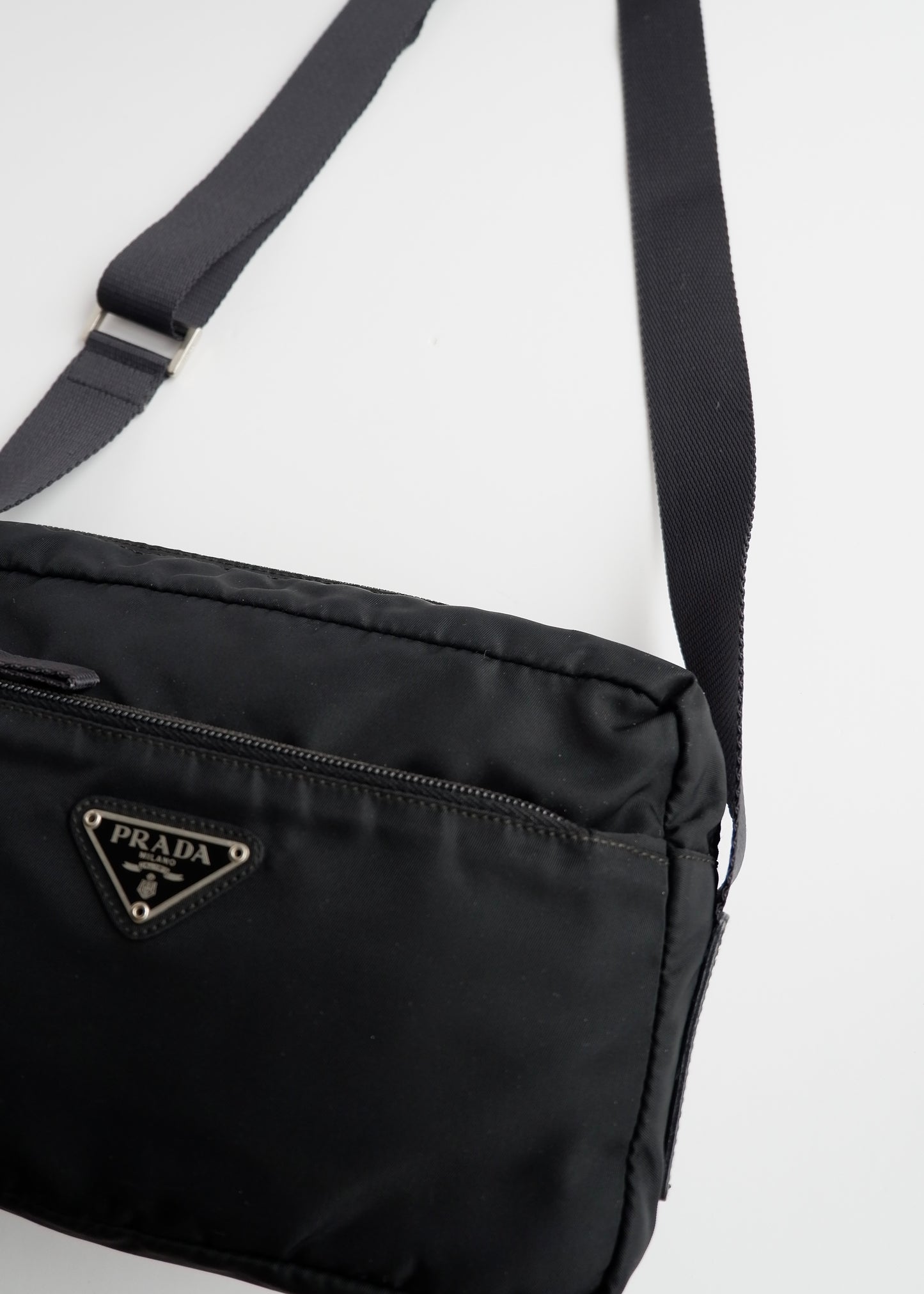 Authentic Preowned Prada Black Nylon Crossbody Bag