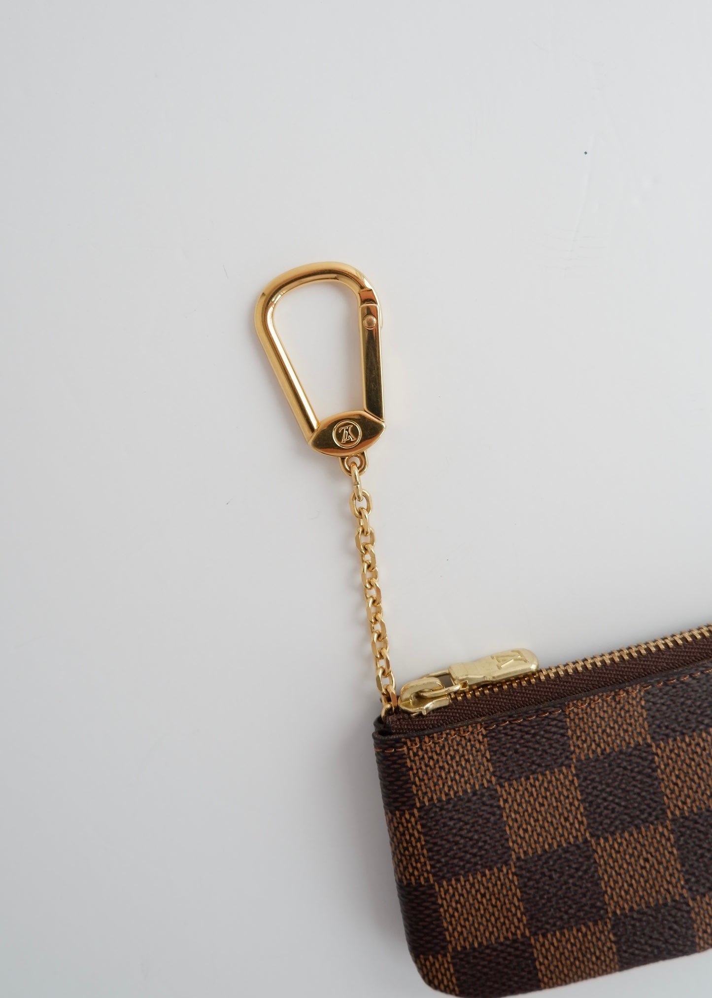 Authentic Preowned Louis Vuitton Damier Ebene Pochette Cle