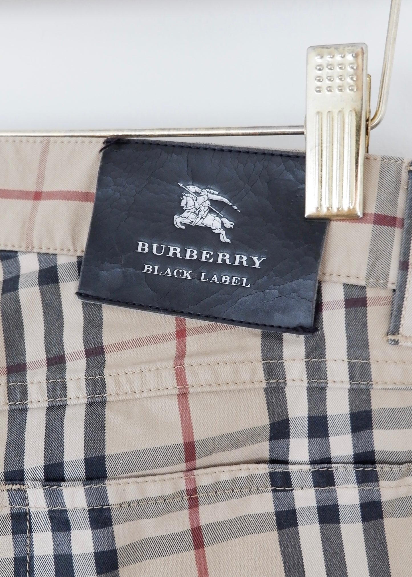 Authentic Preowned Burberry Beige Check Pants - 76 (s)