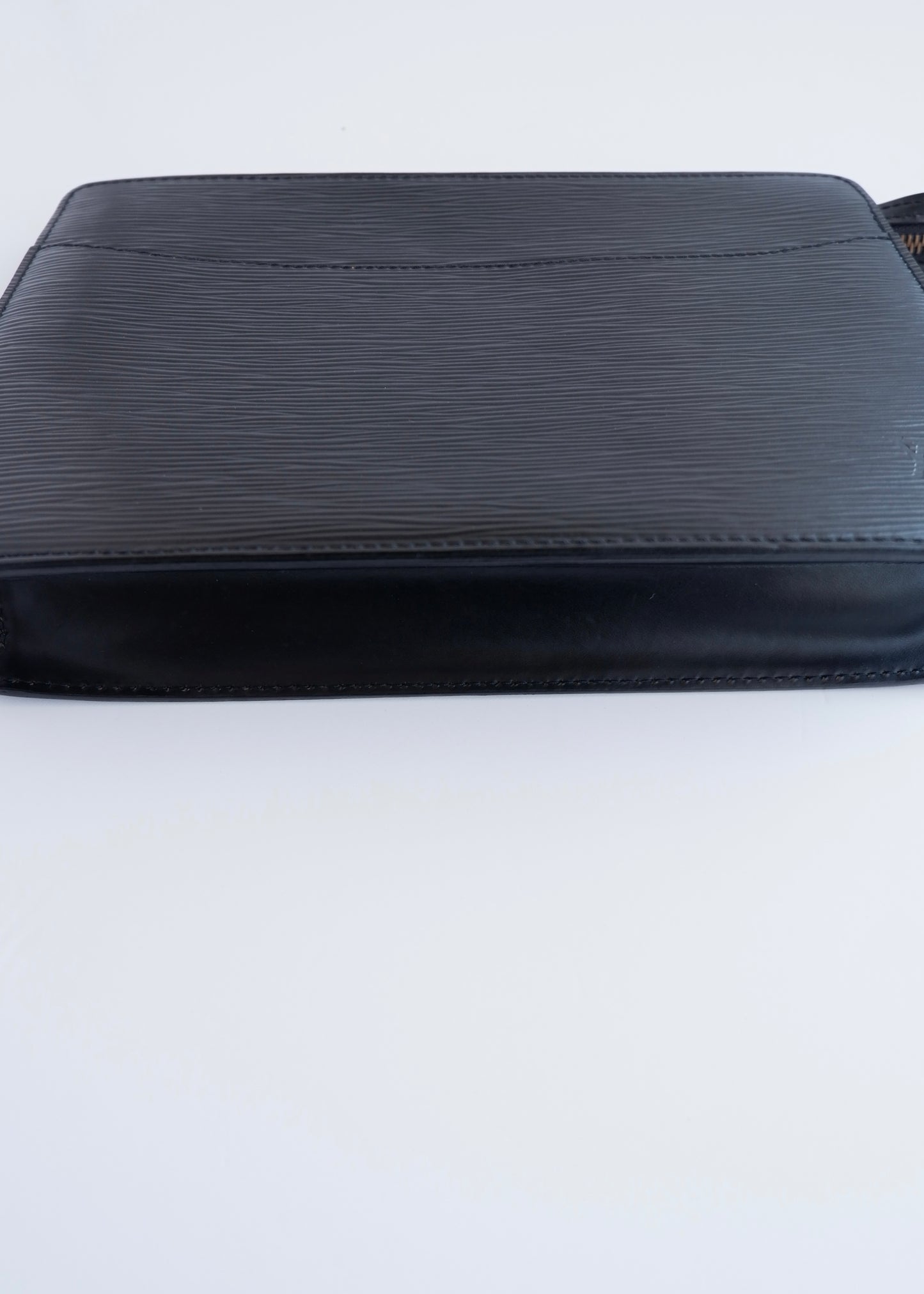 Authentic Preowned Louis Vuitton Black Epi Clutch