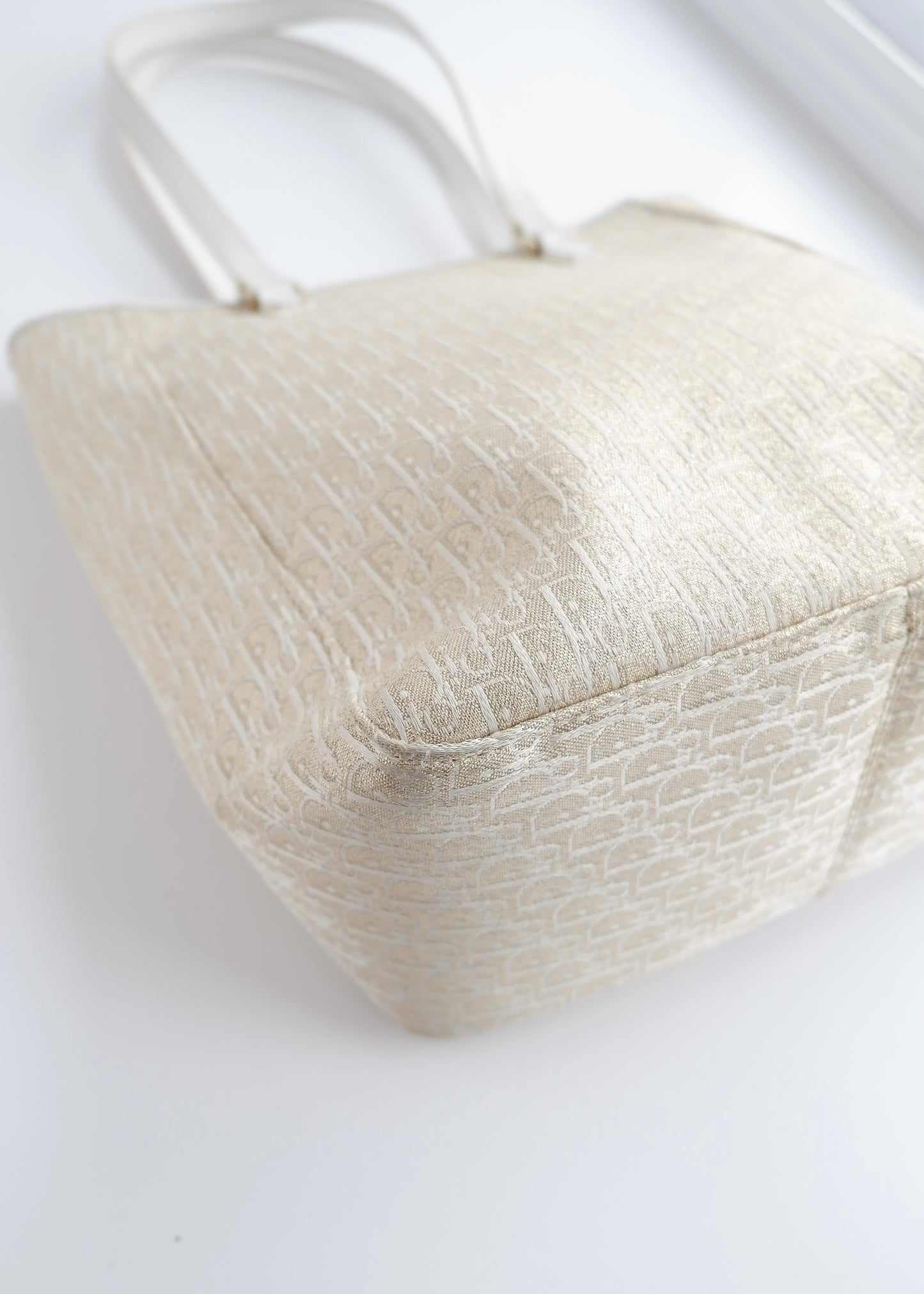 Authentic Preowned Dior Champagne Sparkle Trotter Tote Bag