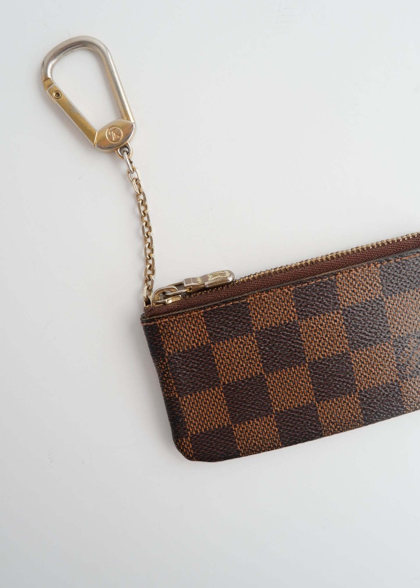 Authentic Preowned Louis Vuitton Damier Ebene Pochette Cle