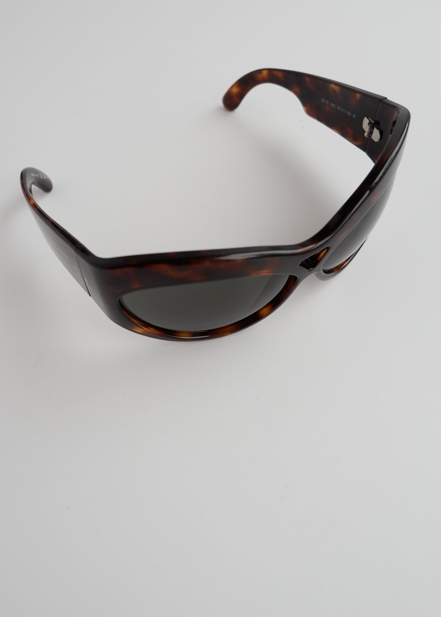 Authentic Preowned Saint Laurent Brown Tortoise Cat Eye Sungasses