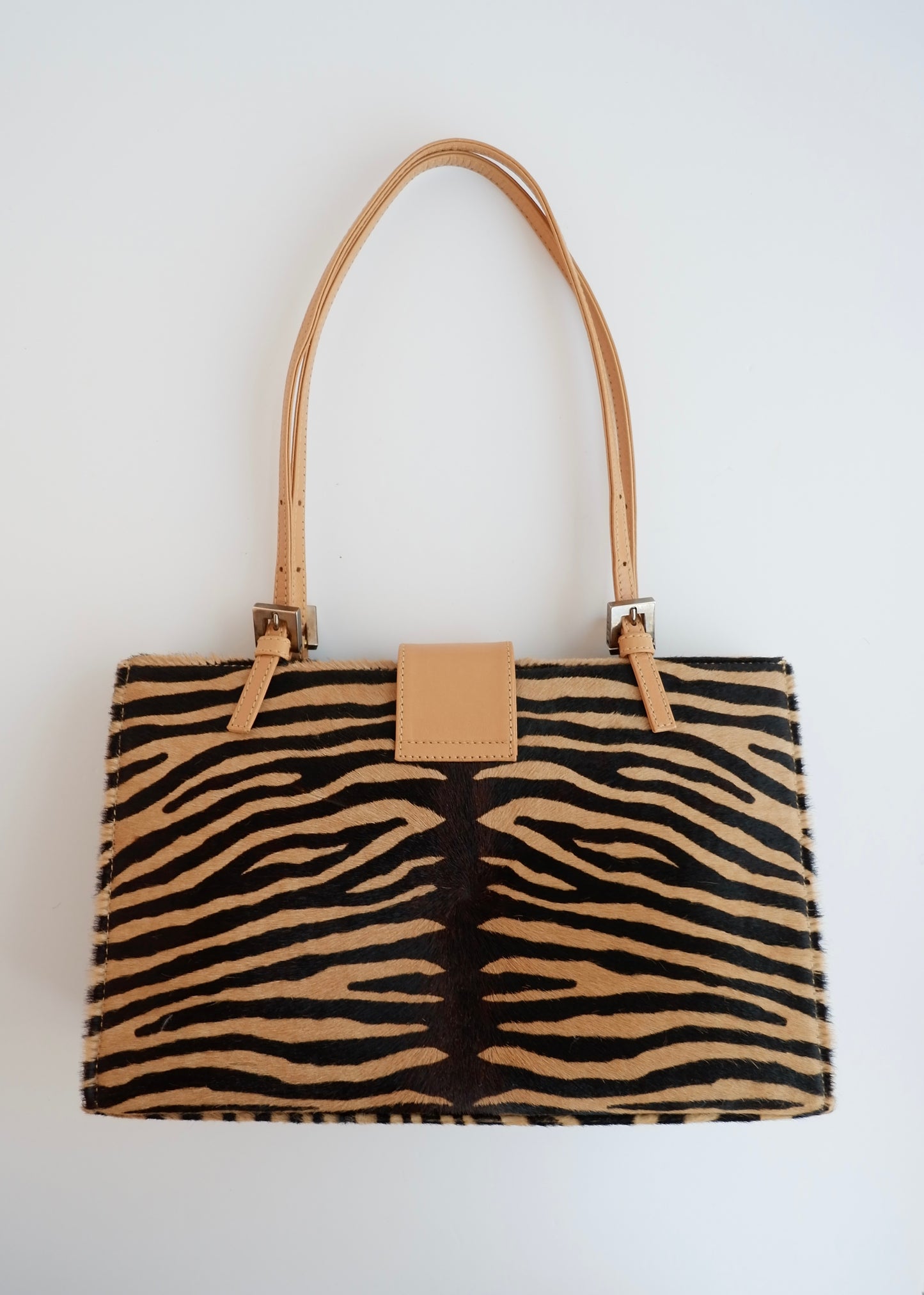 Authentic Preowned Fendi Zebra Print Shoulder Bag