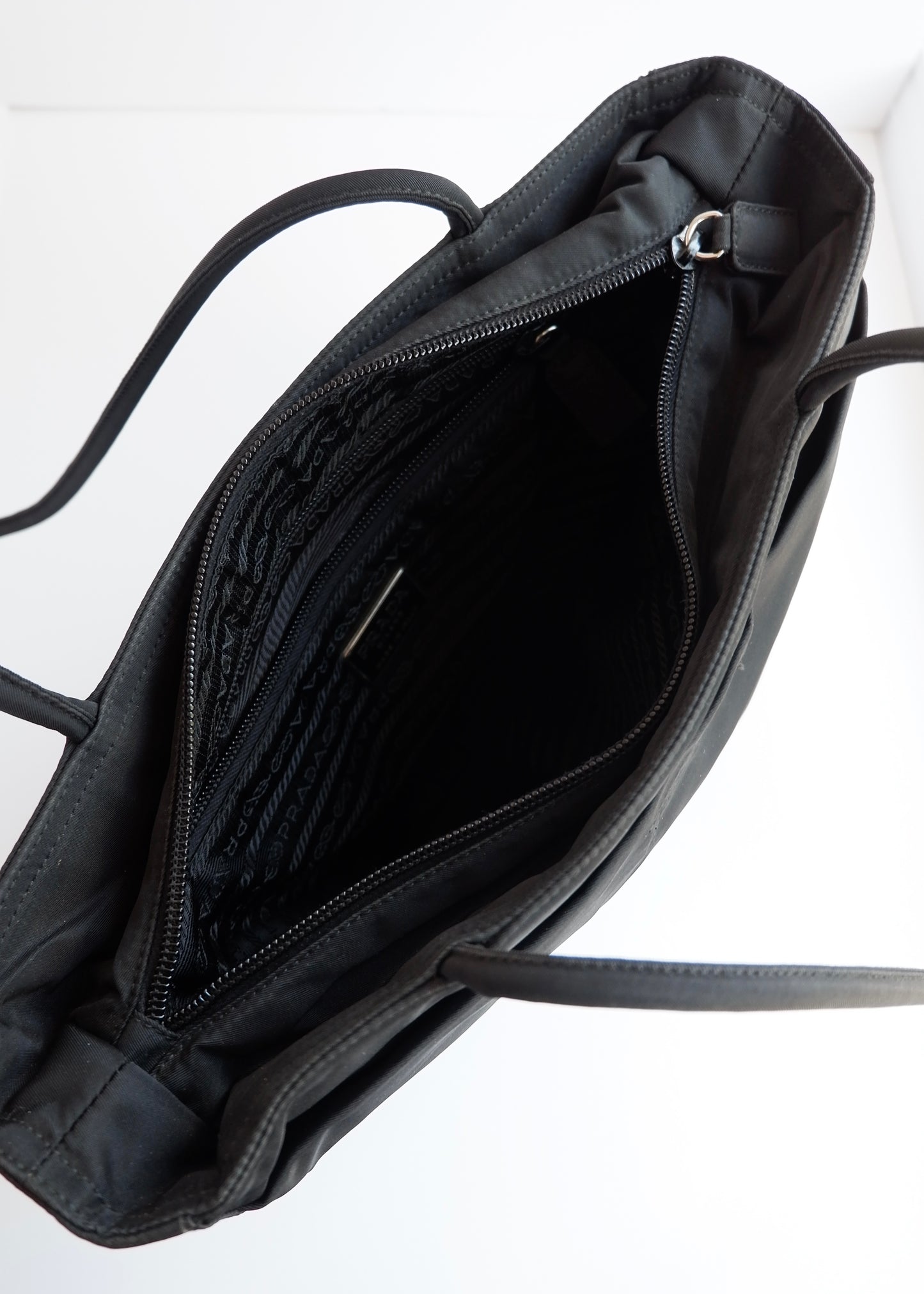 Authentic Preowned Prada Black Nylon Long Strap Tote Bag