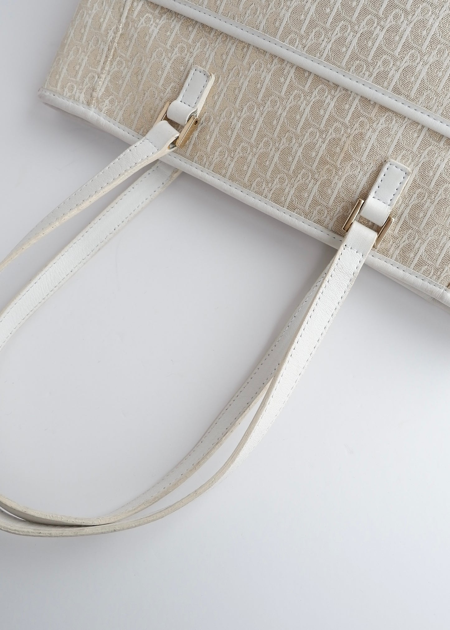 Authentic Preowned Dior Champagne Sparkle Trotter Tote Bag