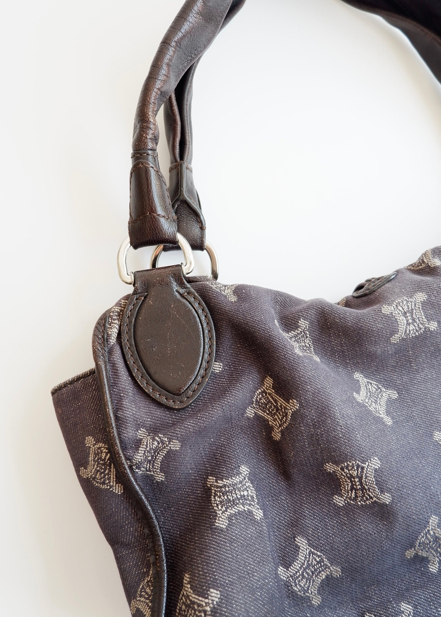 Authentic Preowned Celine Denim Hobo Shoulder Bag