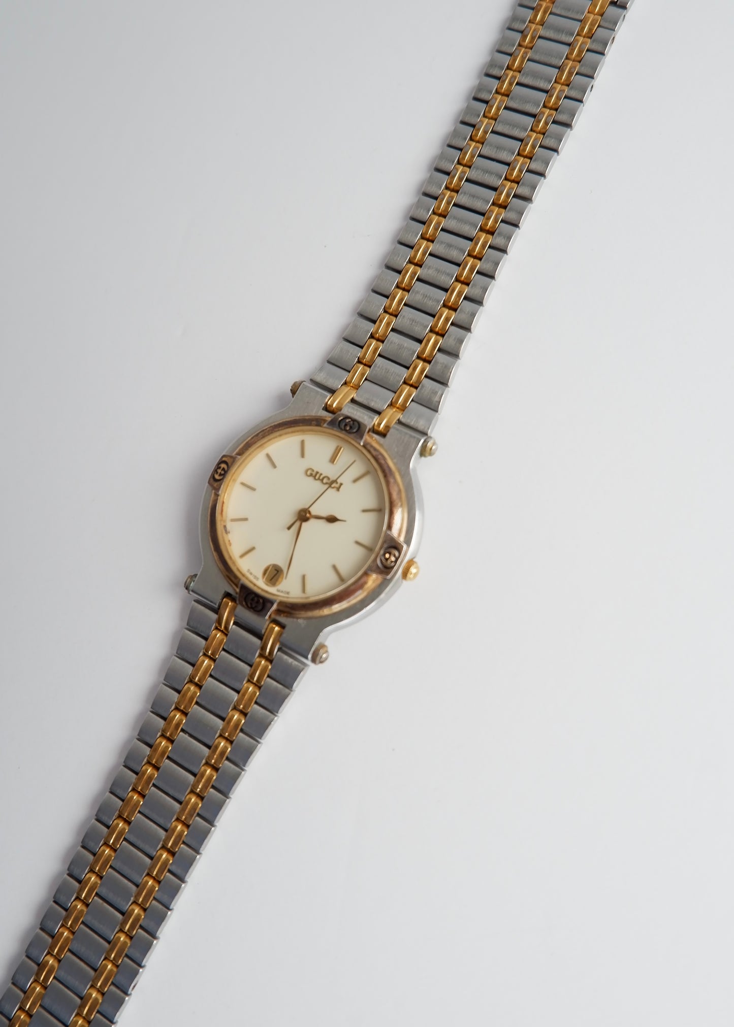 Authentic Preowned Vintage Gucci Two Tone Watch