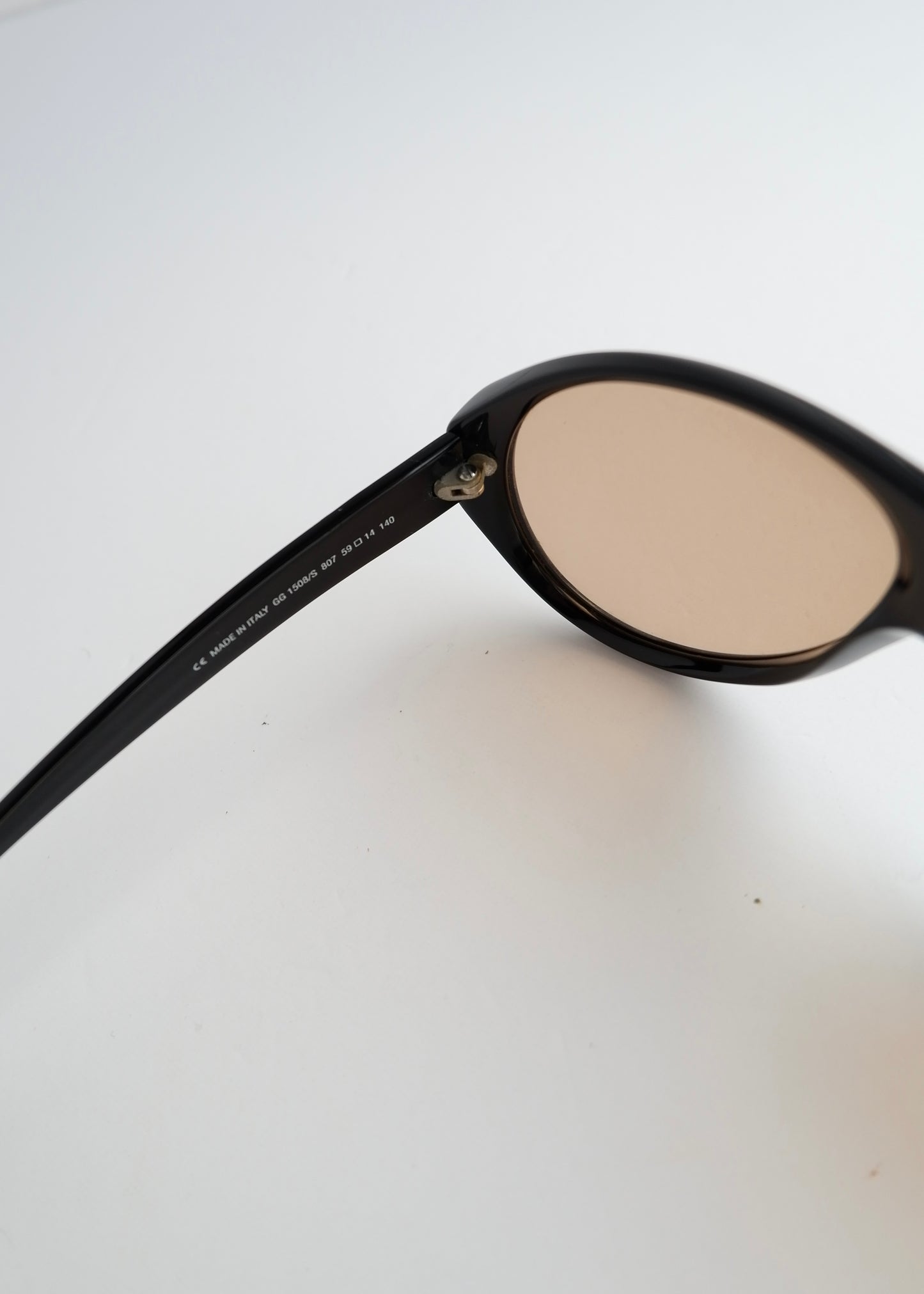 Authentic Preowned Gucci Black Aviator Acetate Frame Sunglasses