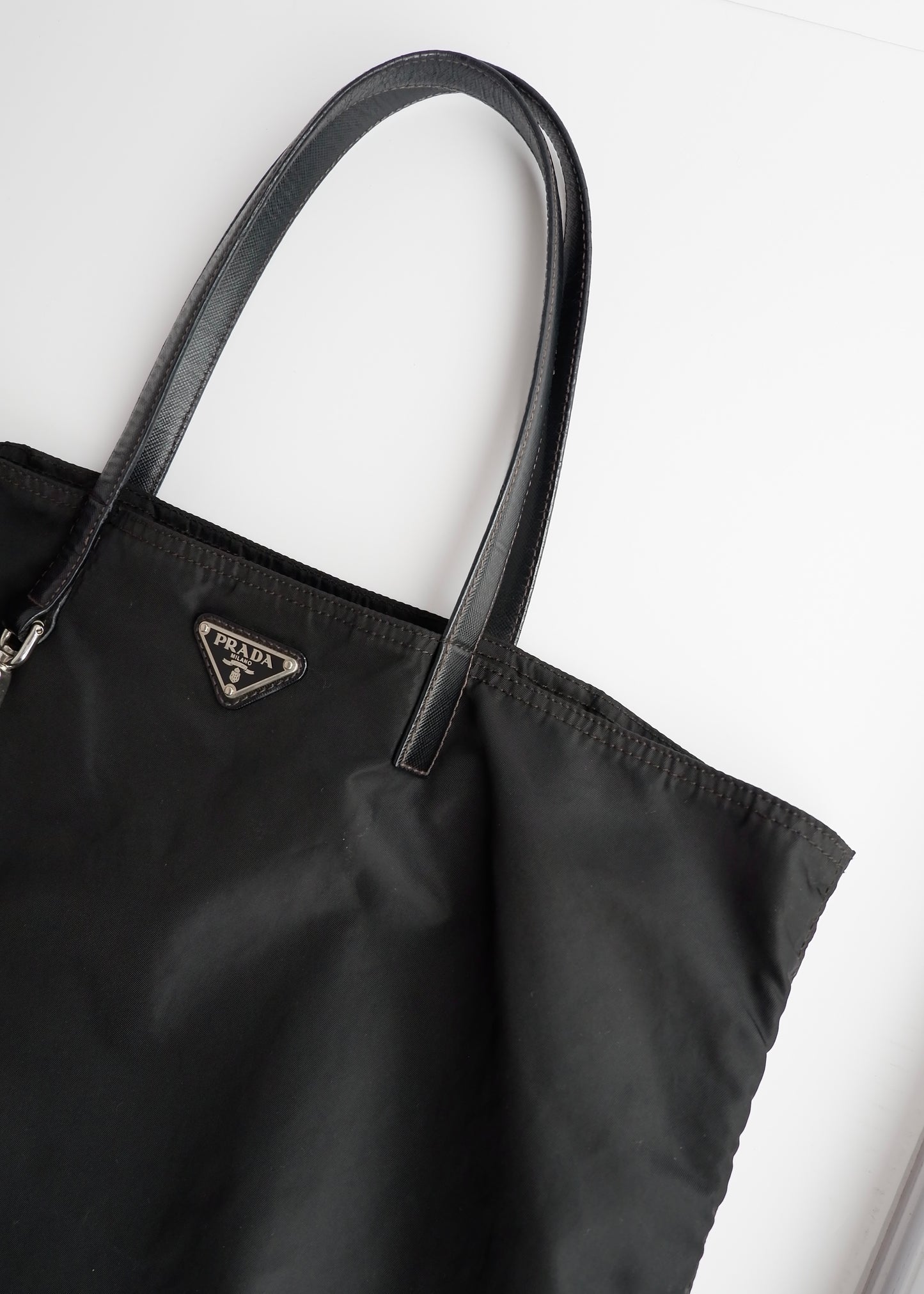 Authentic Preowned Prada Black Nylon Tote Bag