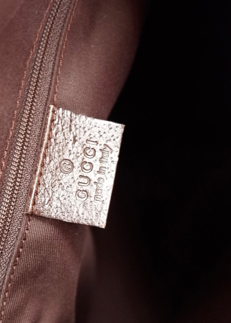 Authentic Preowned Gucci Brown GG Canvas Hobo Shoulder Bag