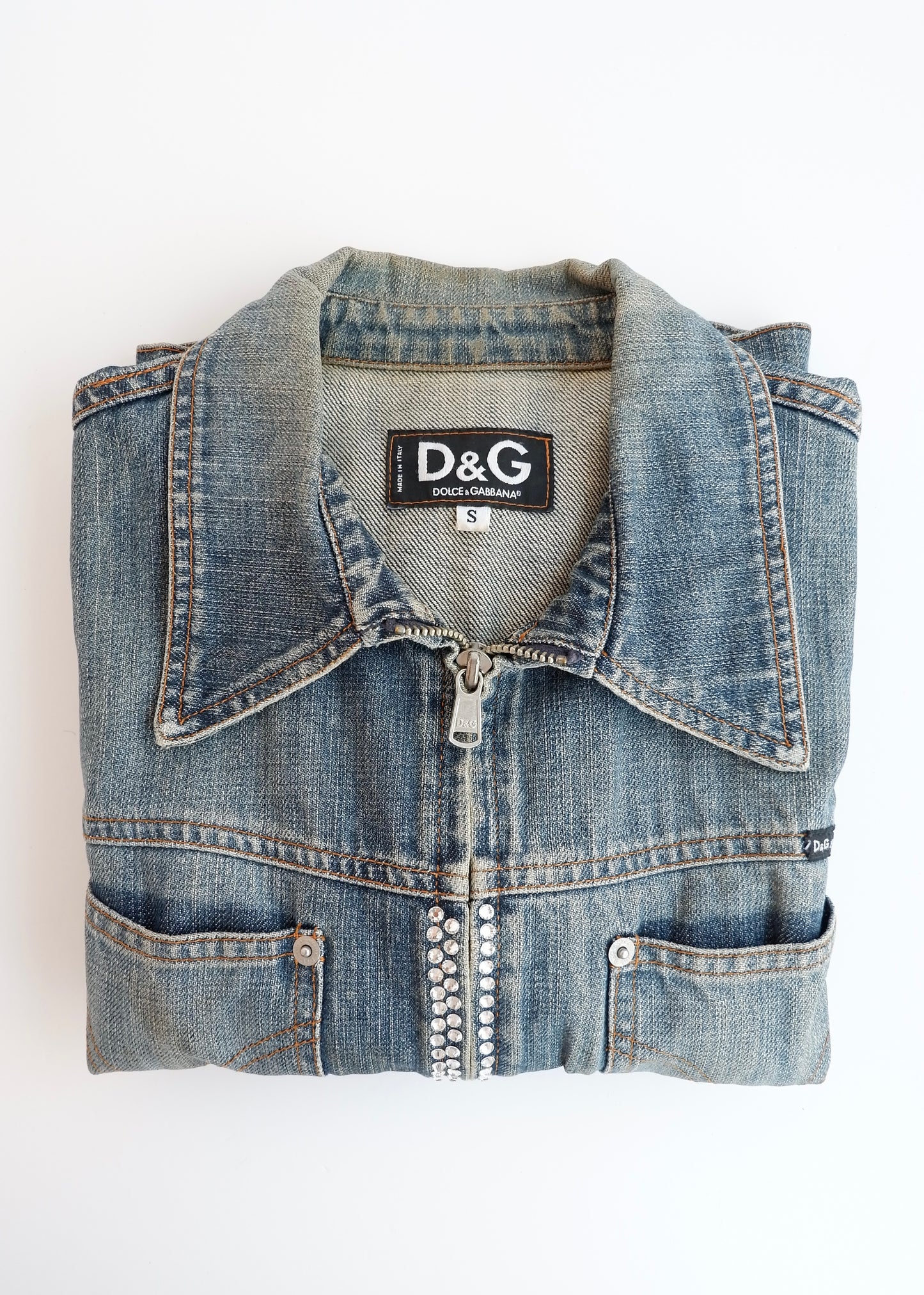 Authentic Preowned Dolce & Gabbana Denim Zipup Jacket - S